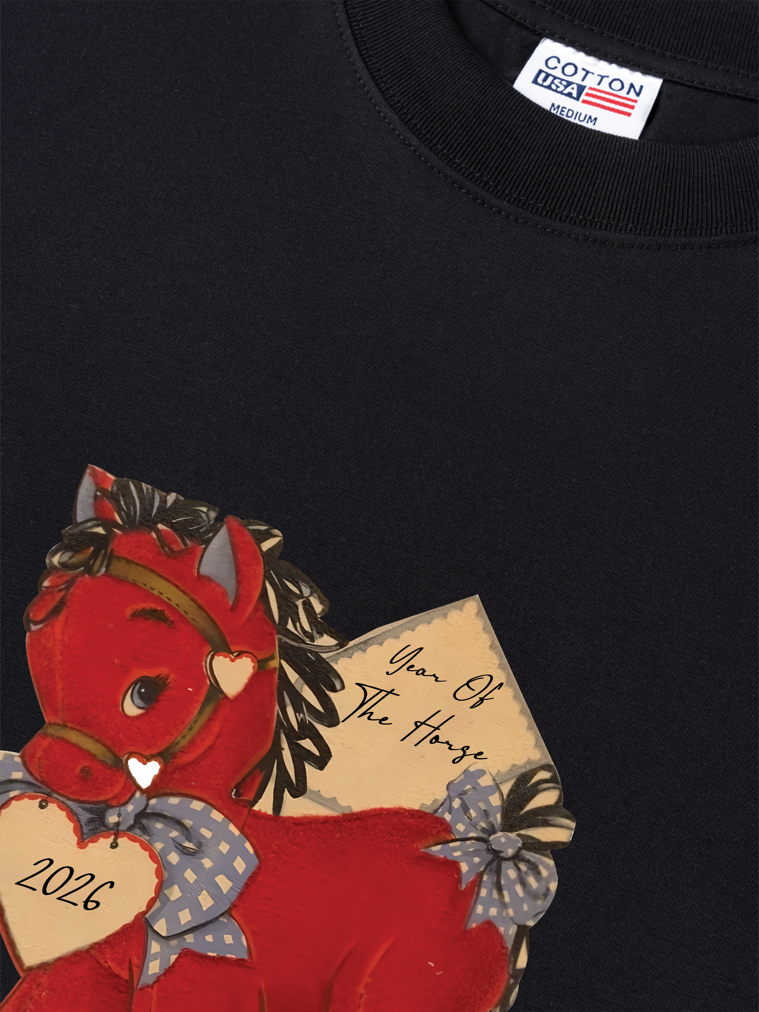 Áo Thun Relaxed Fit Red Horse 2026