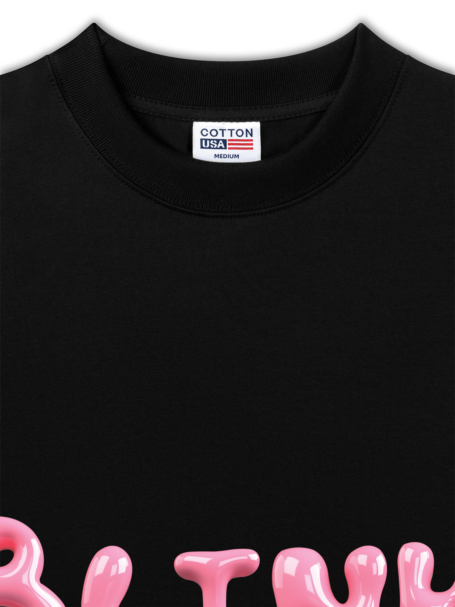 Áo Thun Relaxed Fit Black Pink Blink