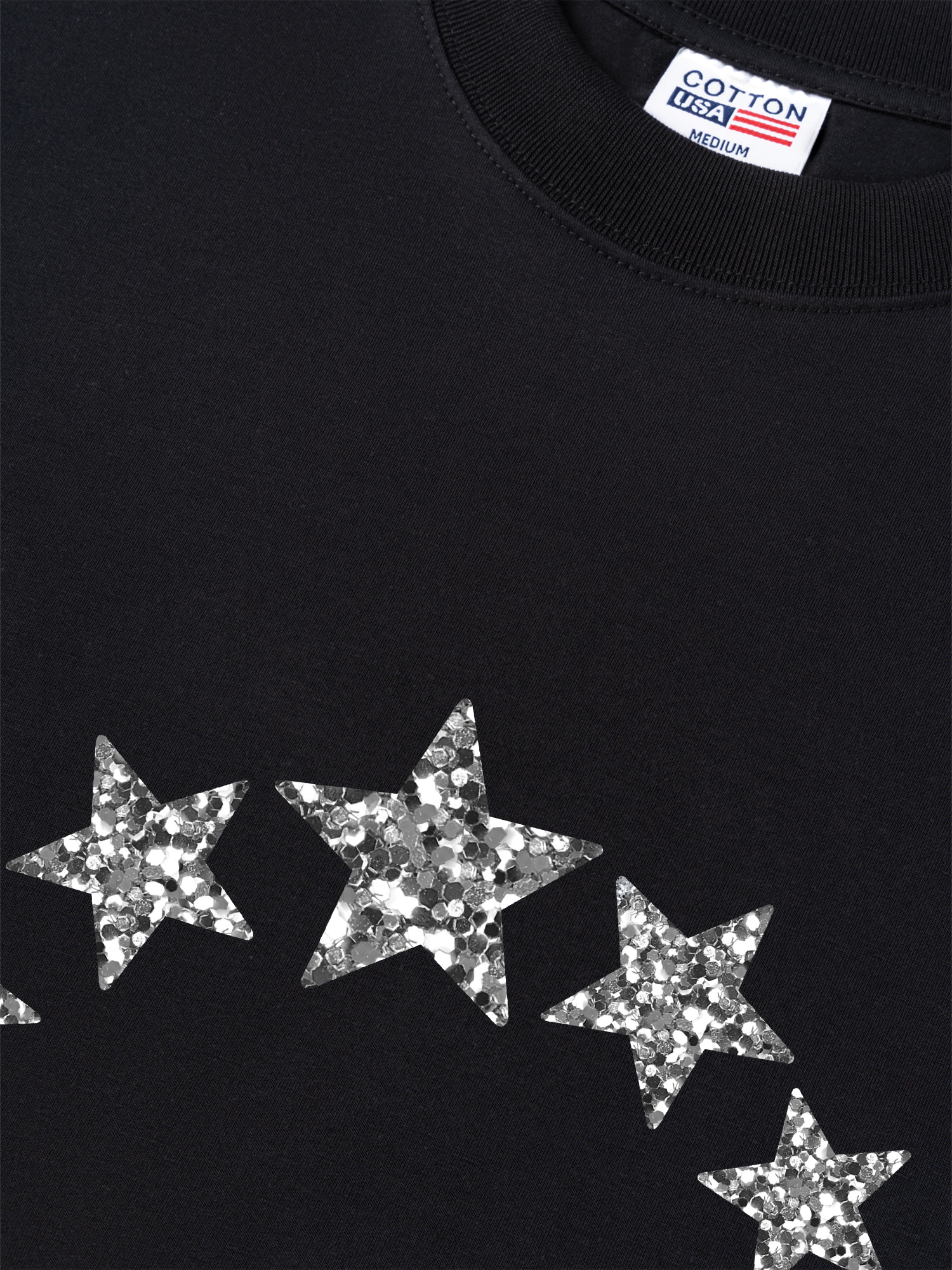 Áo Thun Relaxed Fit Bling Five Star