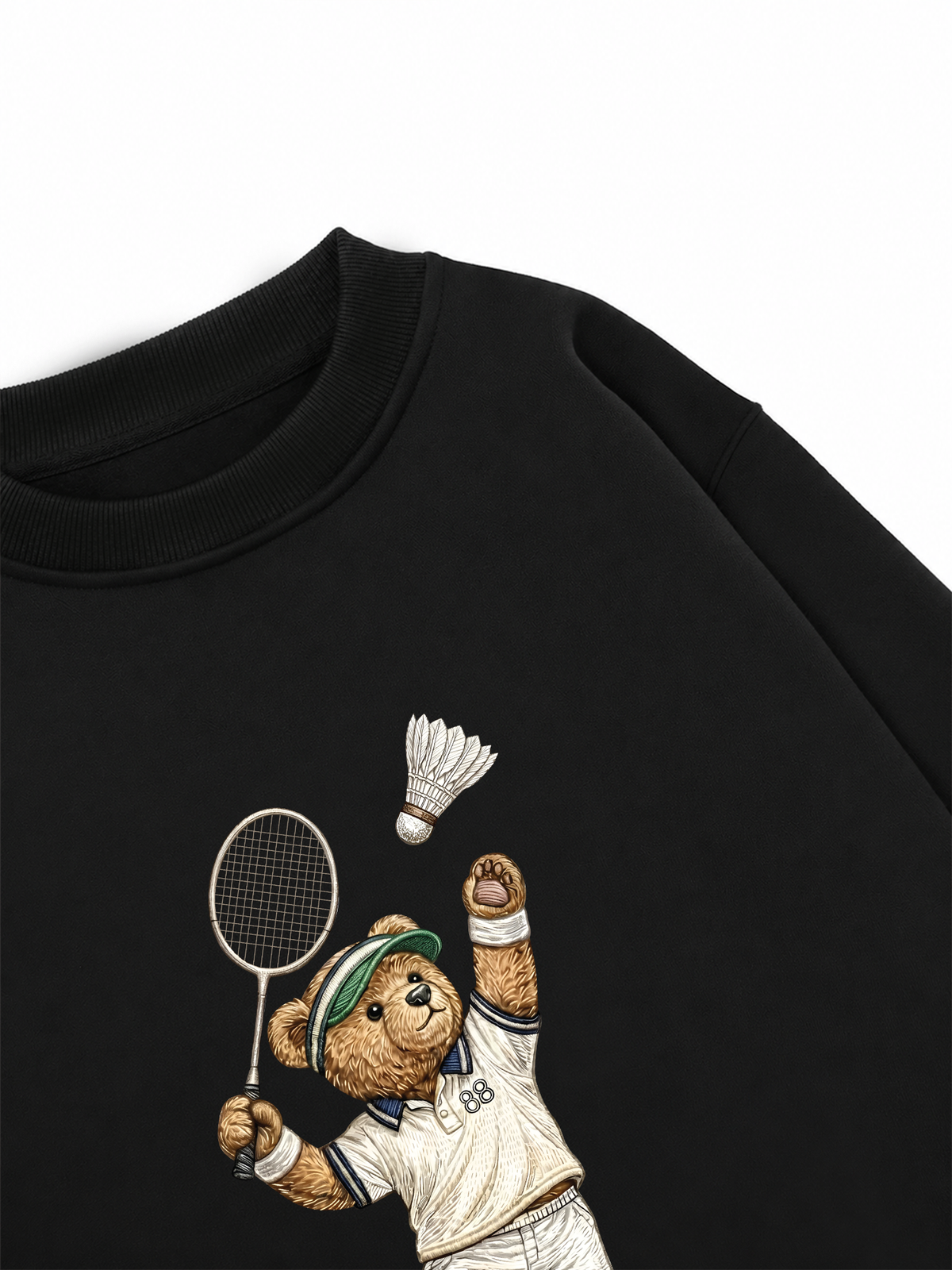 Áo Sweater Nỉ Hai Da Badminton Teddy 88