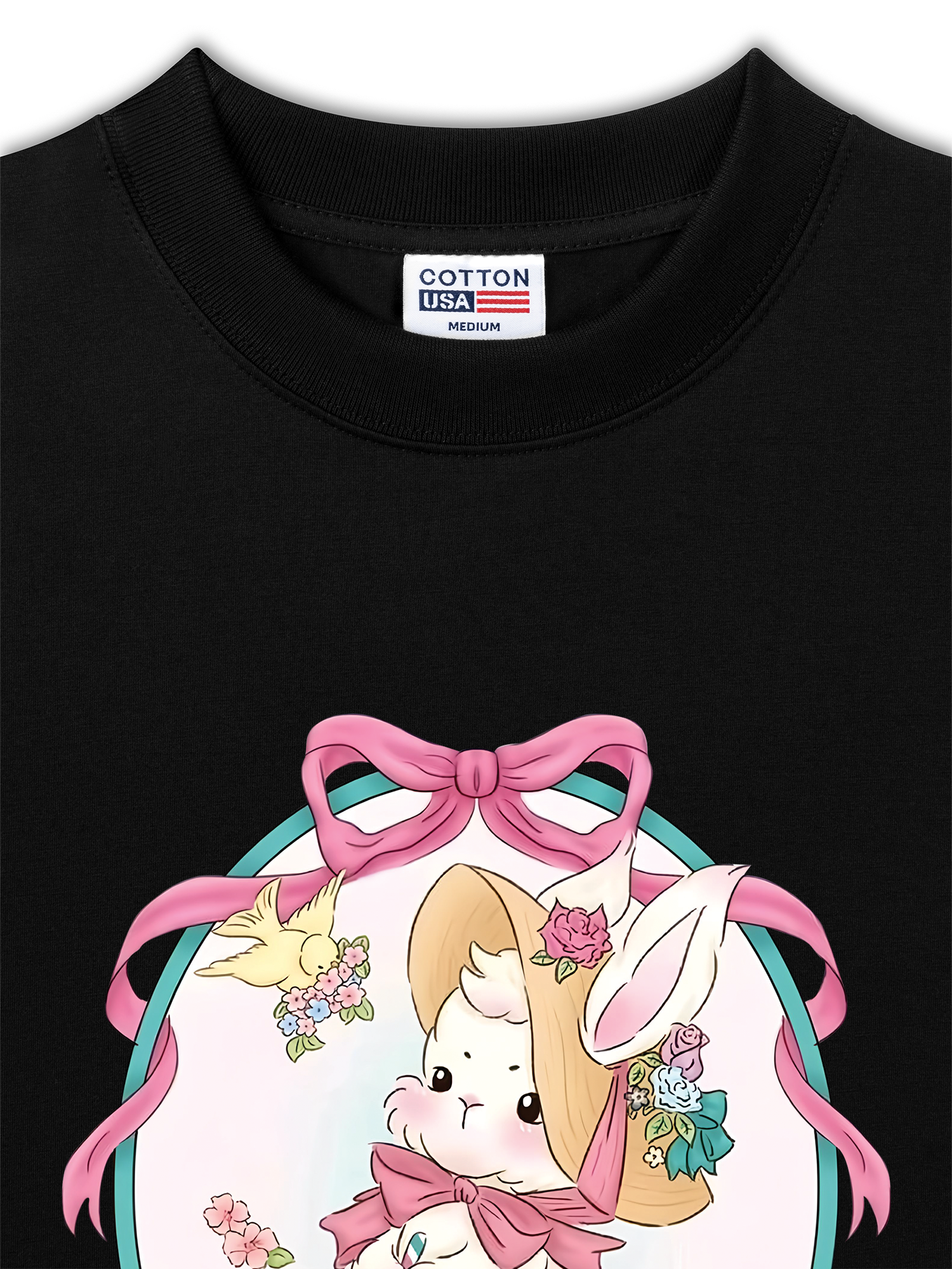 Áo Thun Relaxed Fit Sweetie Ribbon