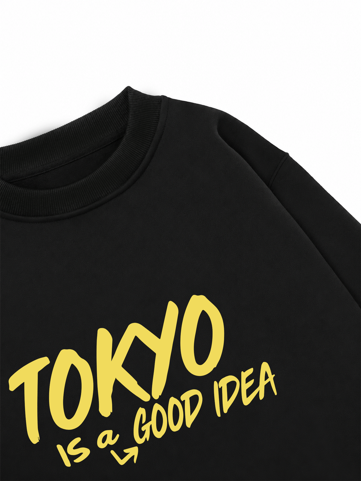 Áo Sweater Nỉ Hai Da City Tokyo Always Is A Good Idea