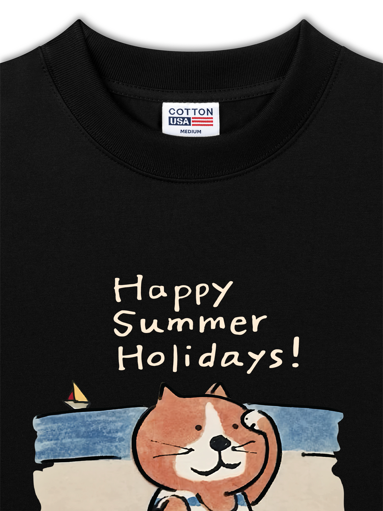 Áo Thun Relaxed Fit Happy Summer Holidays