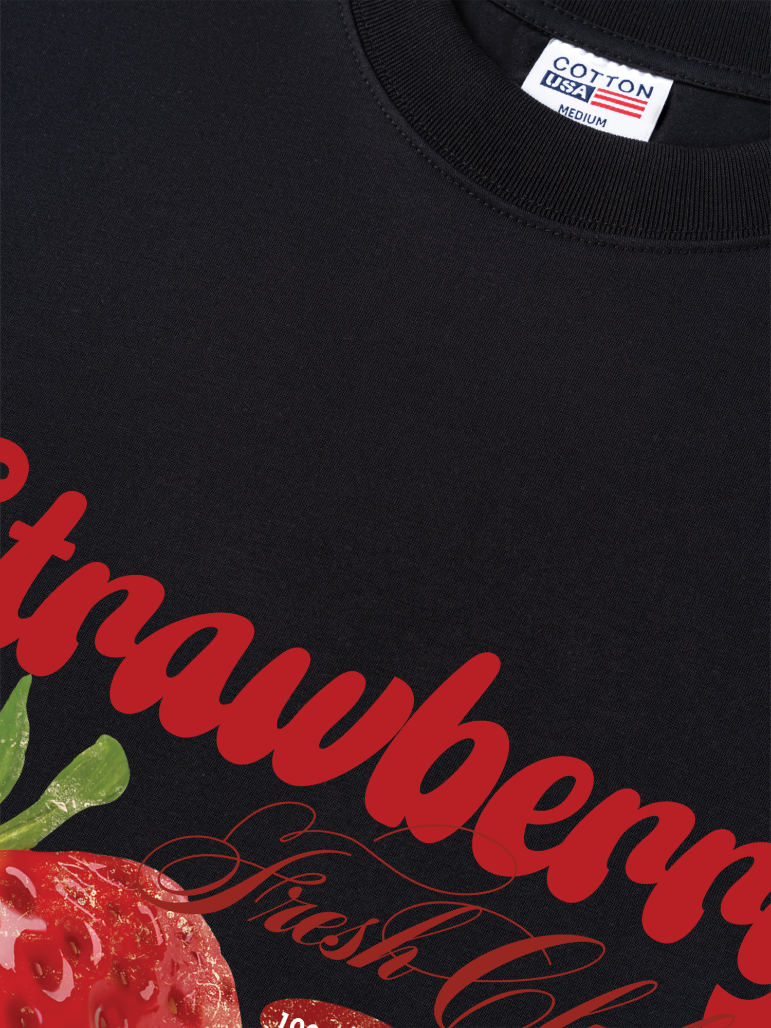 Áo Thun Relaxed Fit Tropical Strawberry Fresh Club