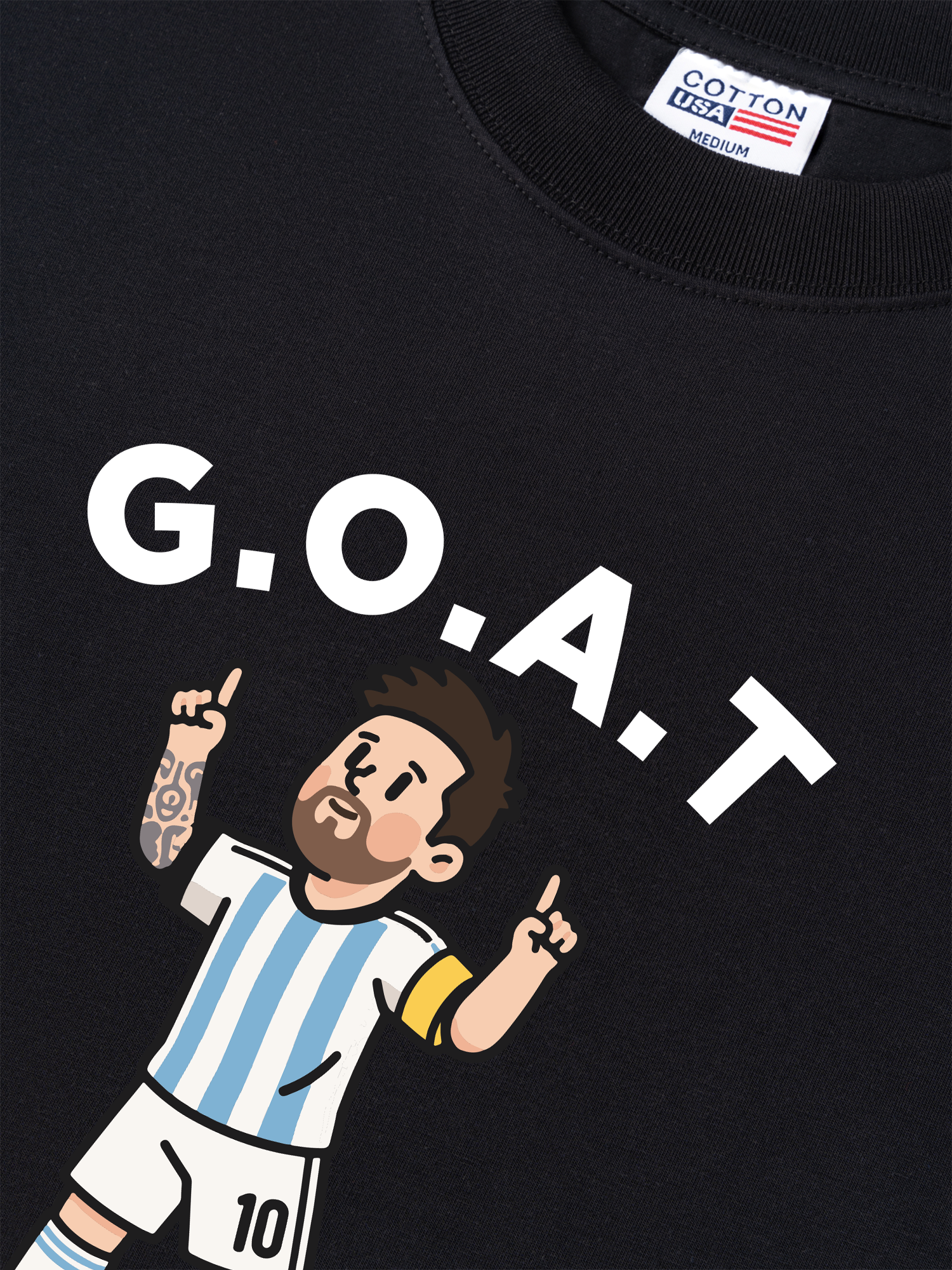 Áo Thun Relaxed Fit Soccer GOAT