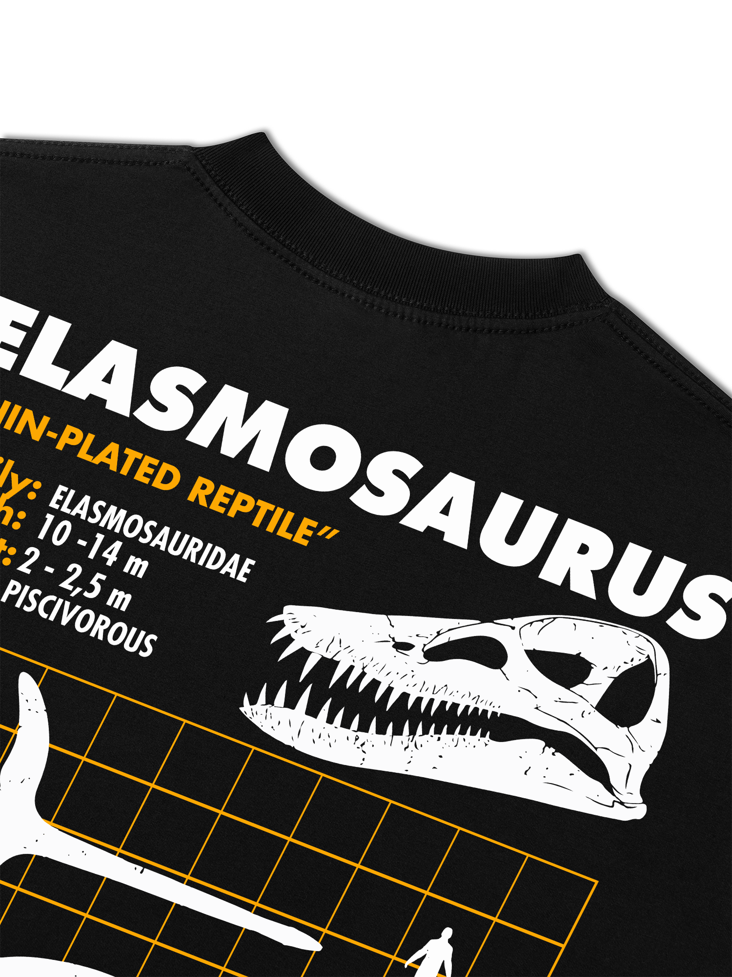 Áo Thun Relaxed Fit Wild Life Analysis Table Elasmosaurus