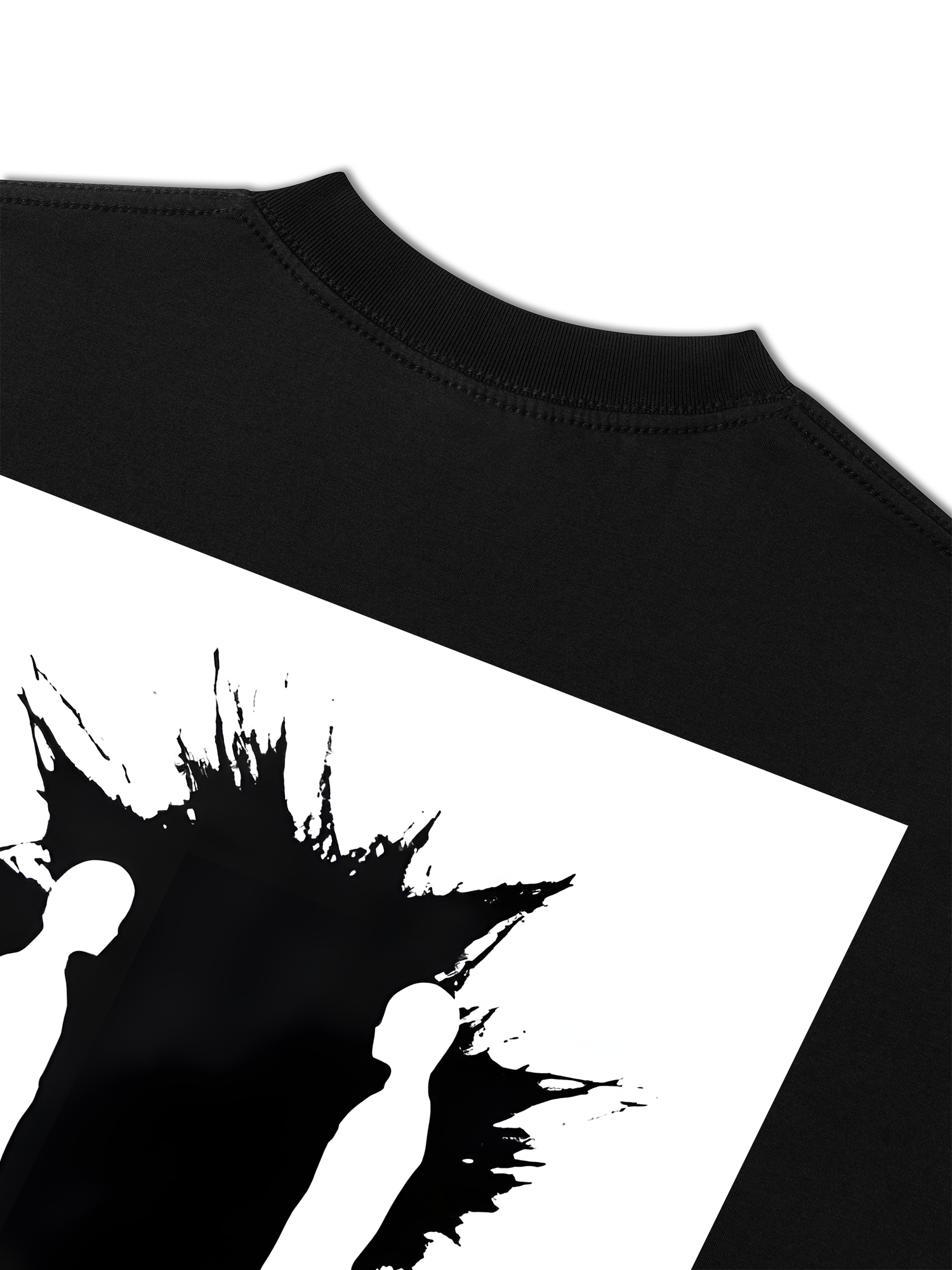 Áo Thun Relaxed Fit Idols Ubermensch Black And White