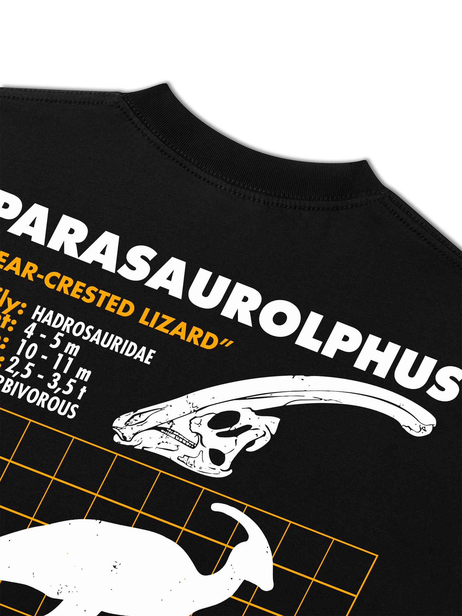 Áo Thun Relaxed Fit Wild Life Analysis Table Parasaurolphus