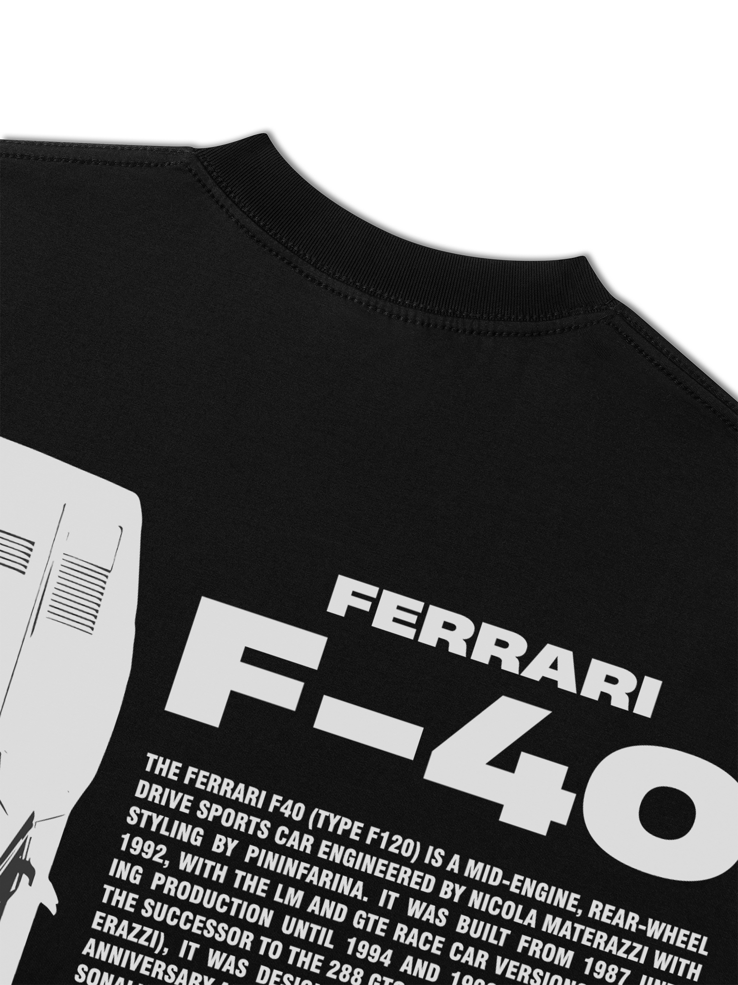 Áo Thun Relaxed Fit Ferrari F-40 Classic