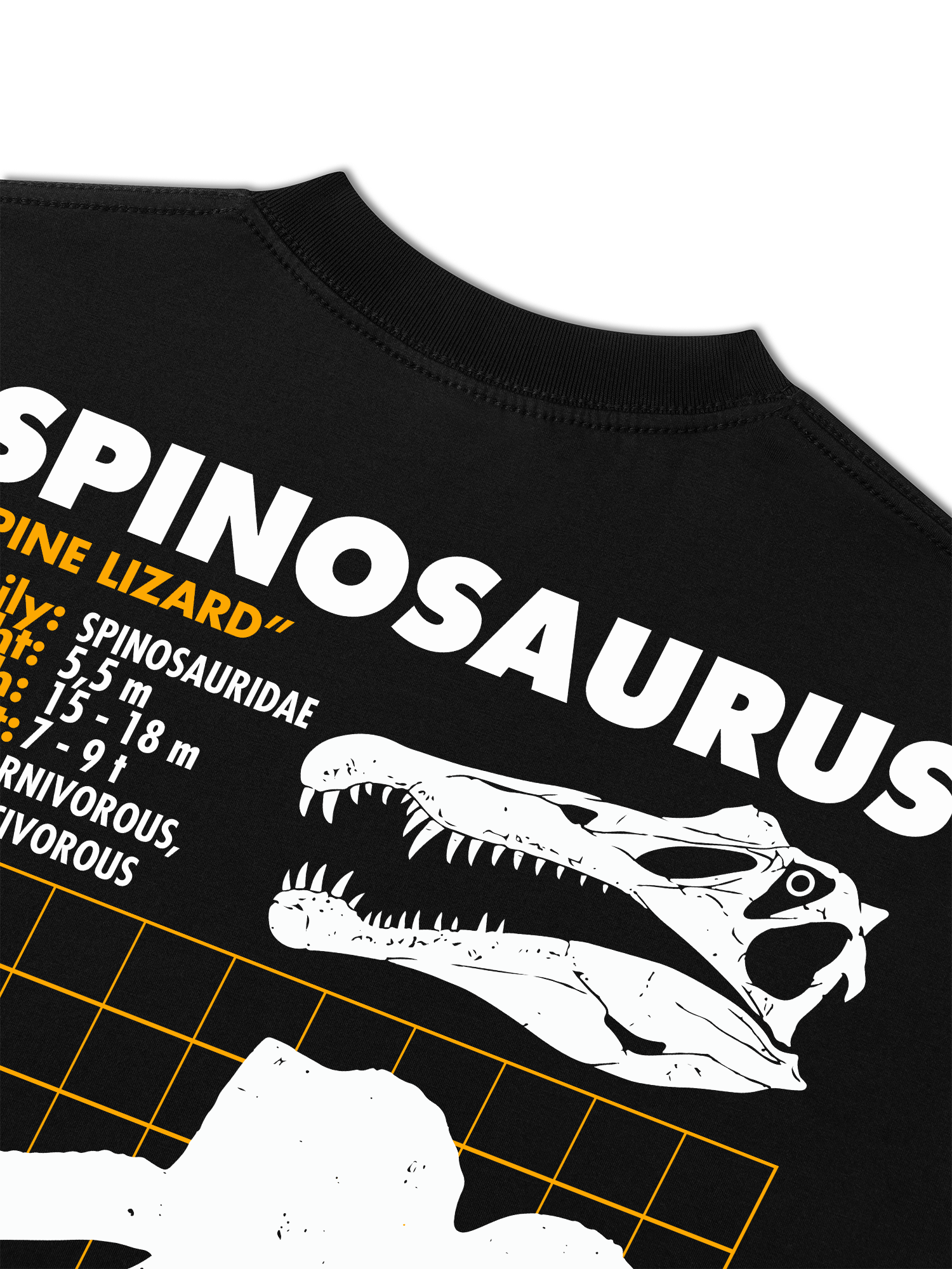 Áo Thun Relaxed Fit Wild Life Analysis Table Spinosaurus