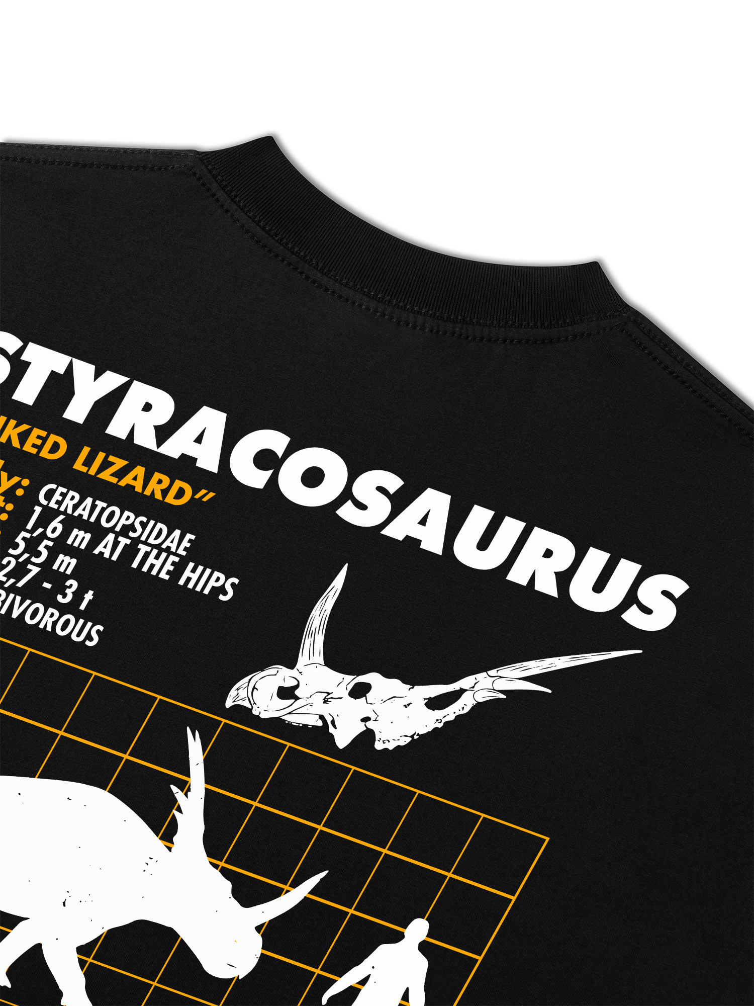 Áo Thun Relaxed Fit Analysis Table Styracosaurus