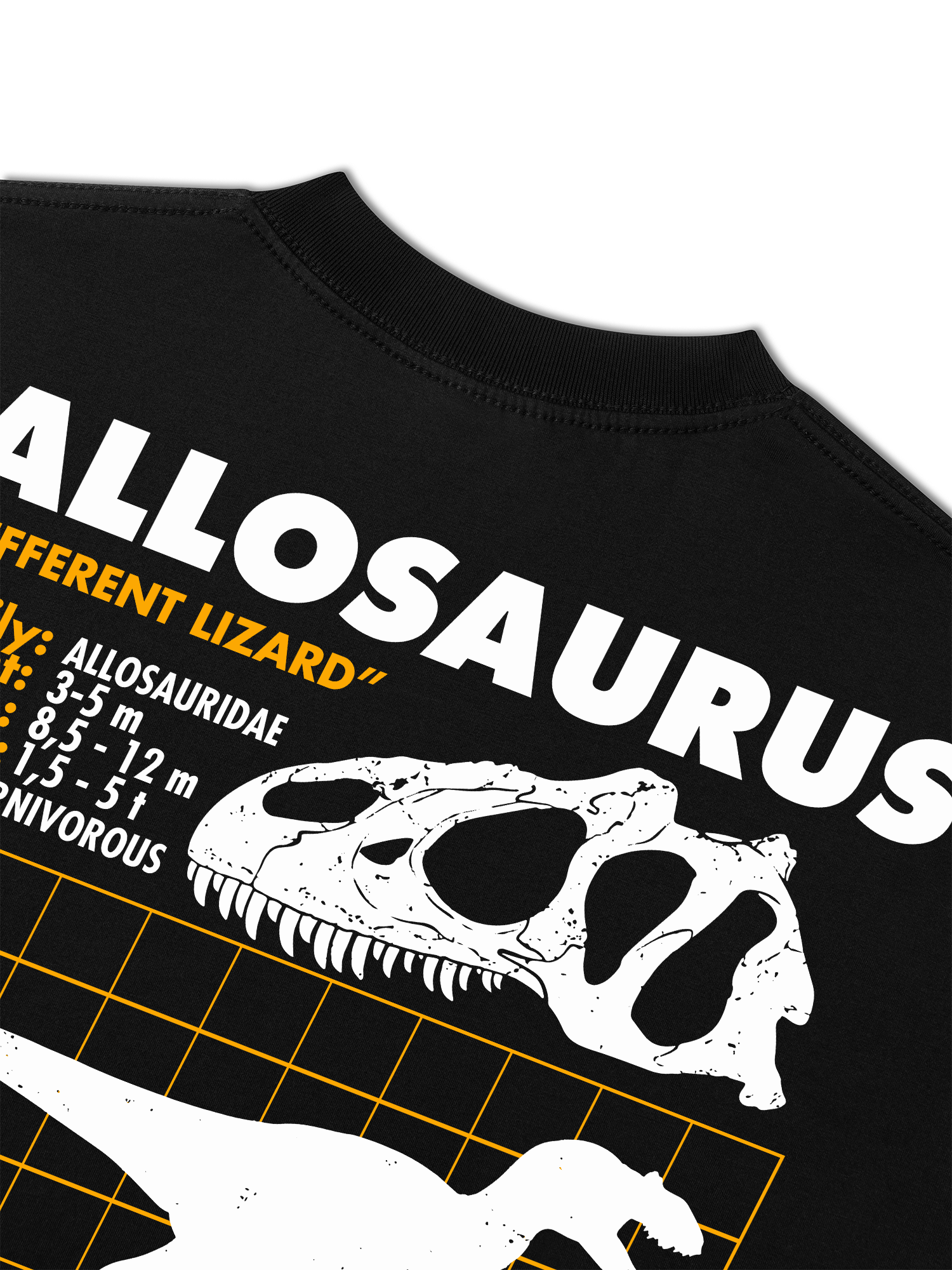 Áo Thun Relaxed Fit Wild Life Analysis Table Allosaurus