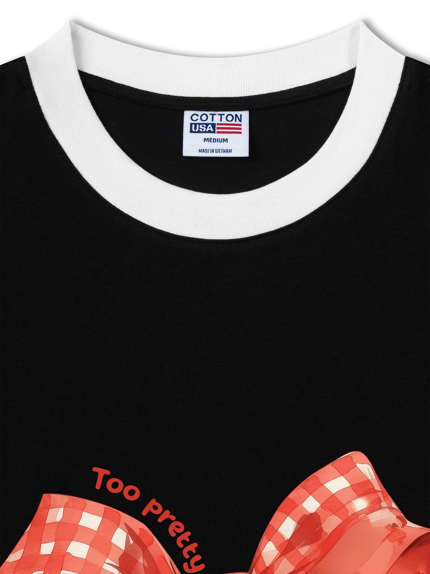 Áo Thun Ringer Relaxed Fit Too Pretty