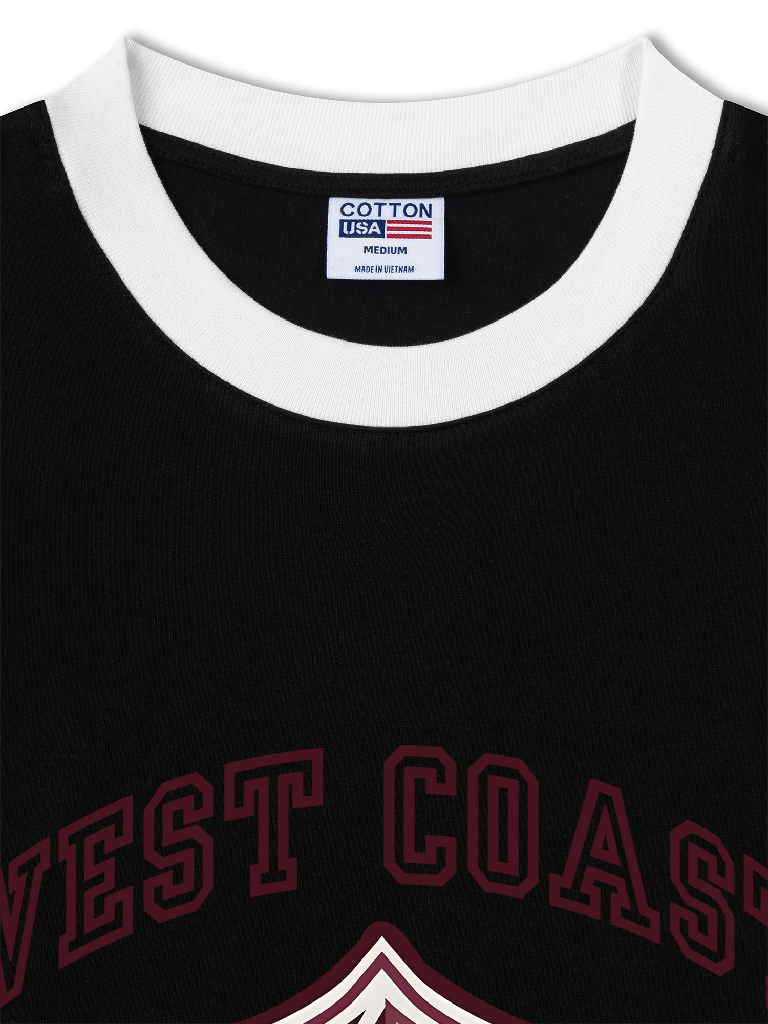 Áo Thun Ringer Relaxed Fit City WestCoast