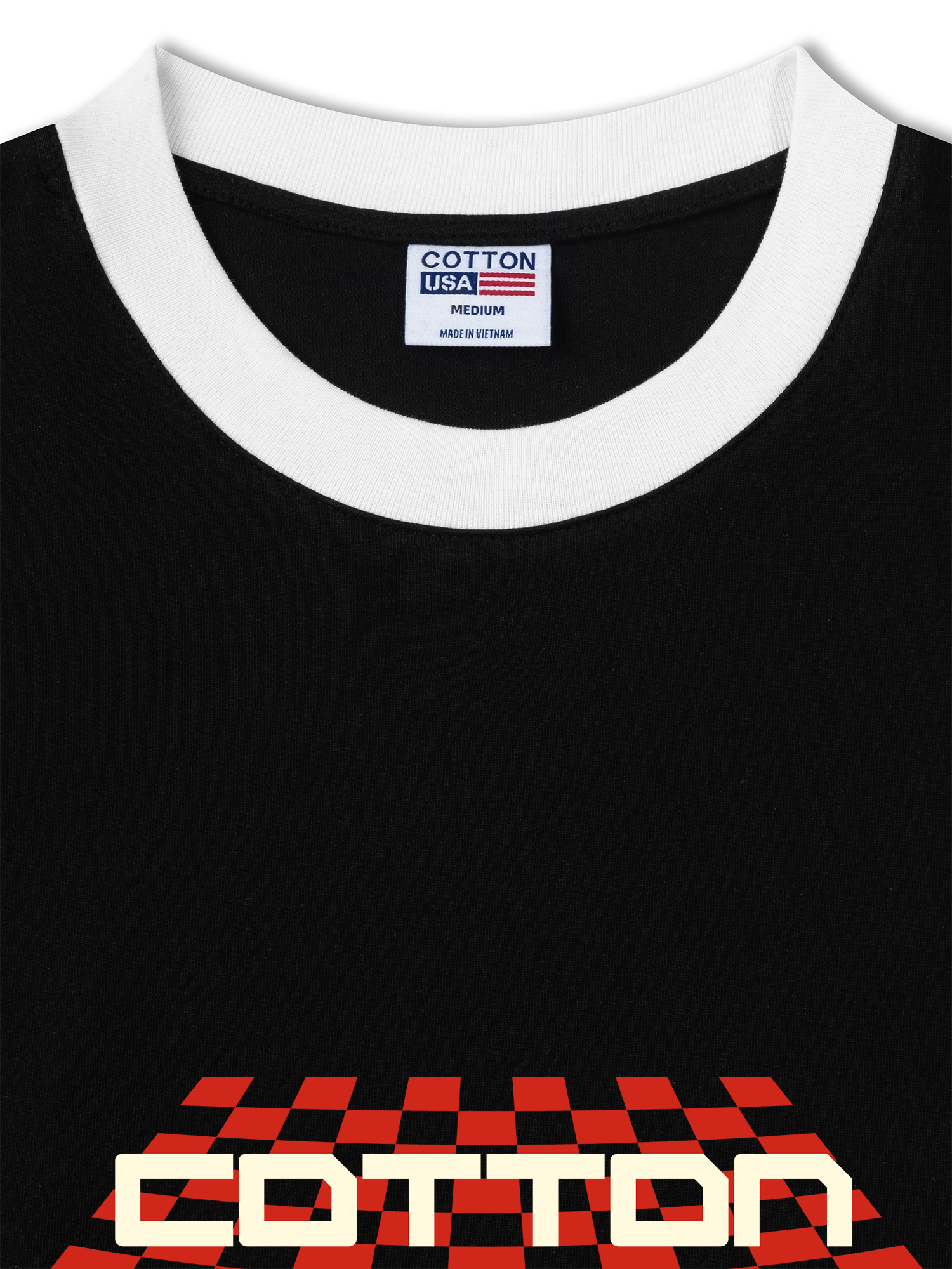 Áo Thun Ringer Relaxed Fit USA New Culture