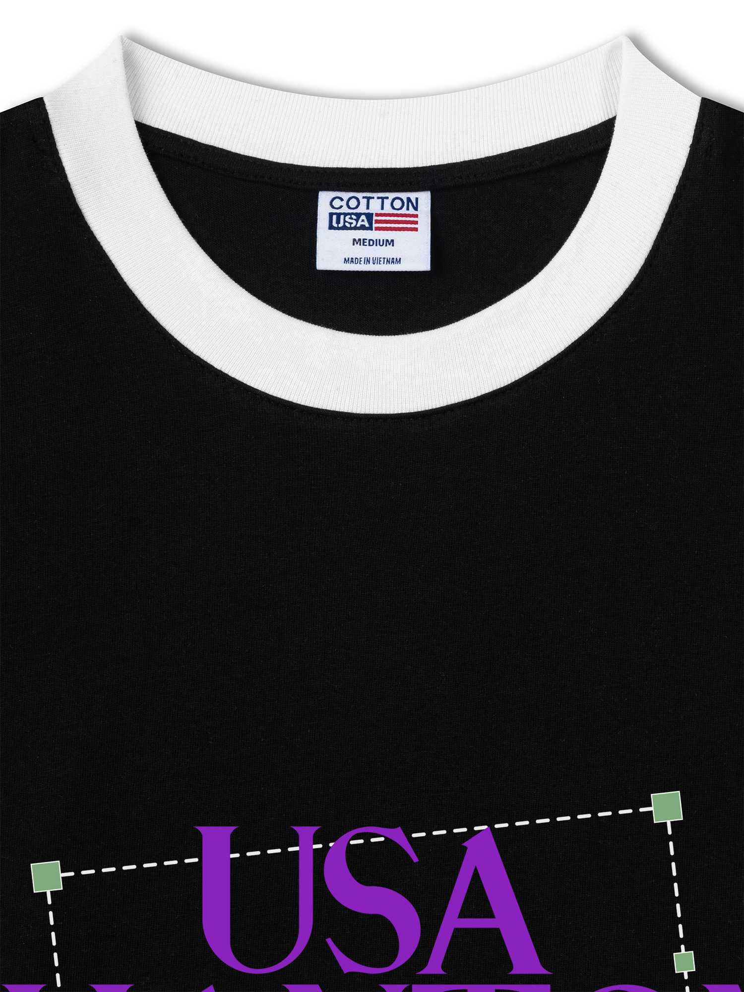 Áo Thun Ringer Relaxed Fit USA Phantom Chase