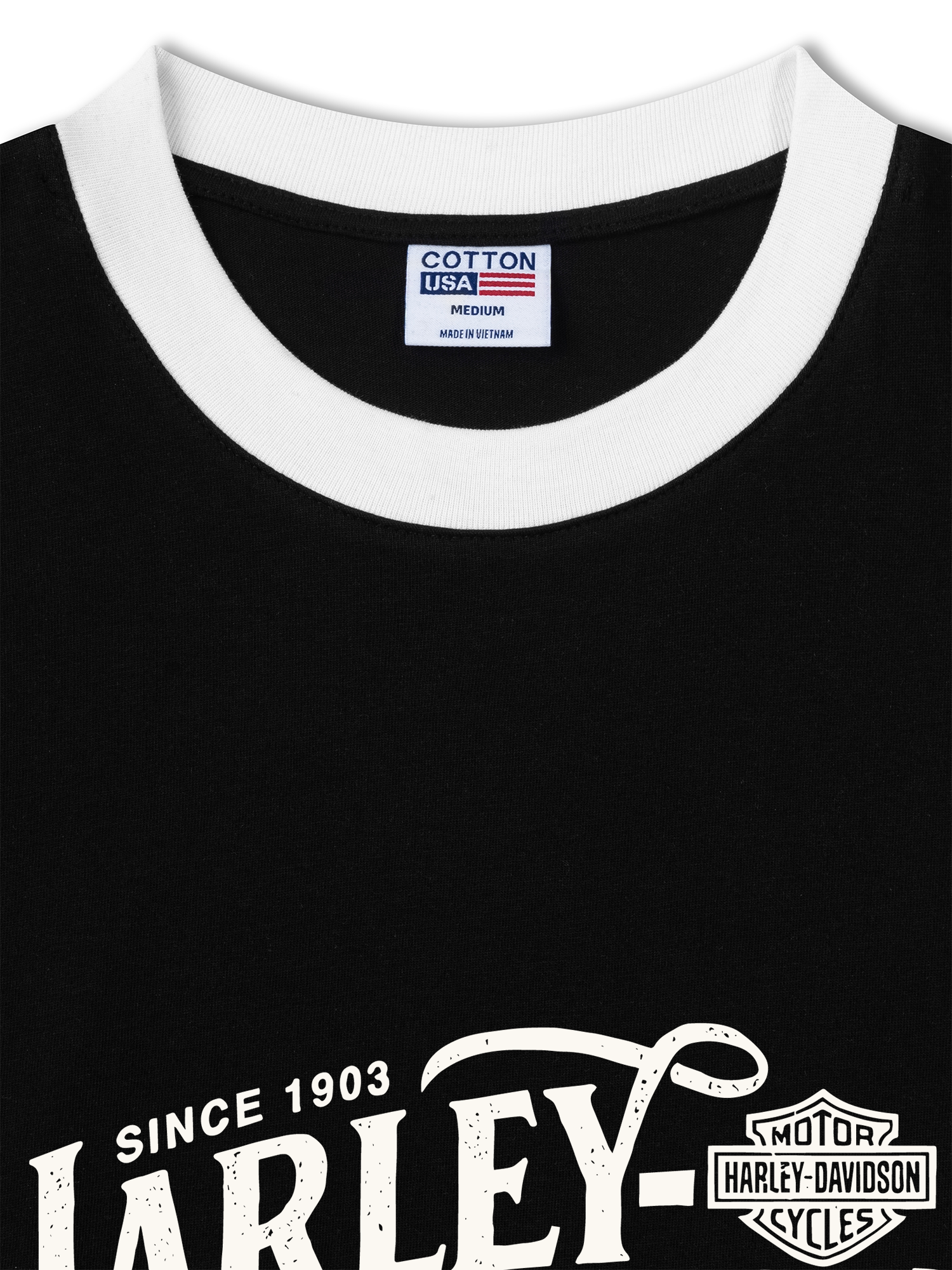 Áo Thun Ringer Relaxed Fit Motorcycles Harley Davidson