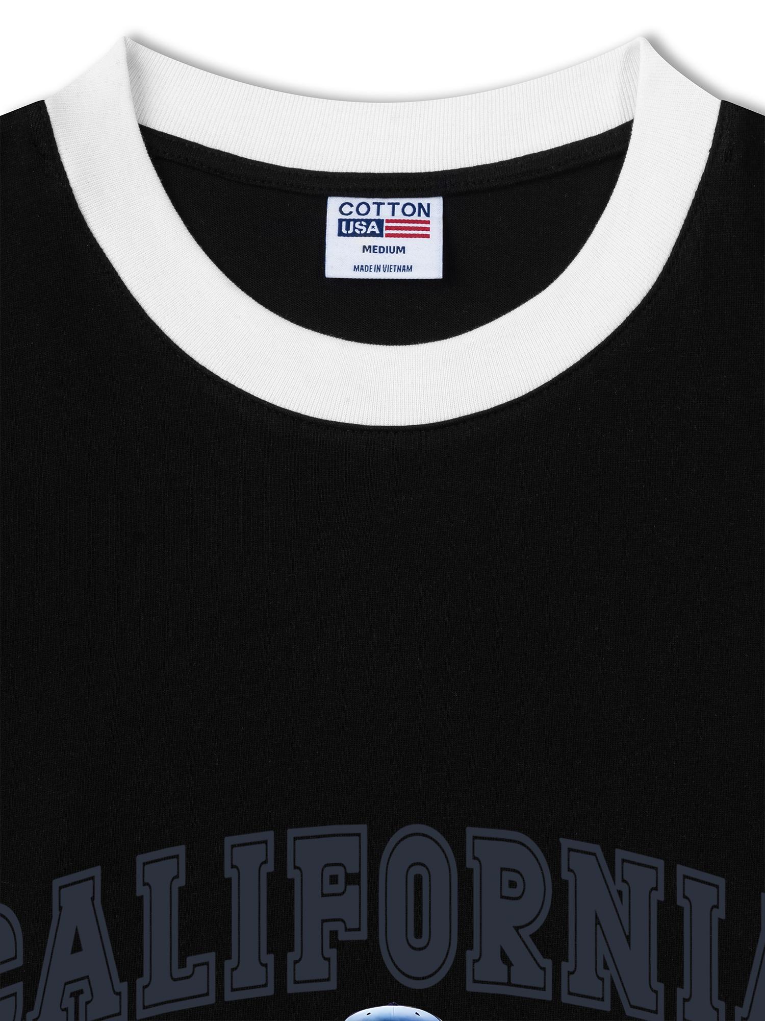 Áo Thun Ringer Relaxed Fit Baseball California Culture