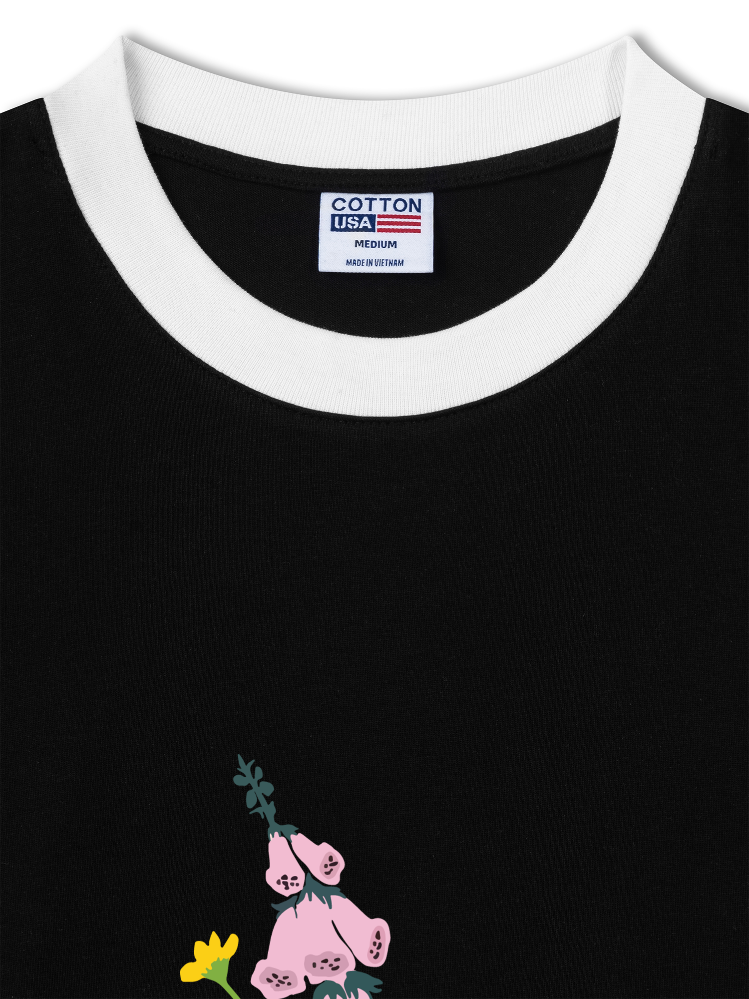 Áo Thun Ringer Relaxed Fit Send me Flowers