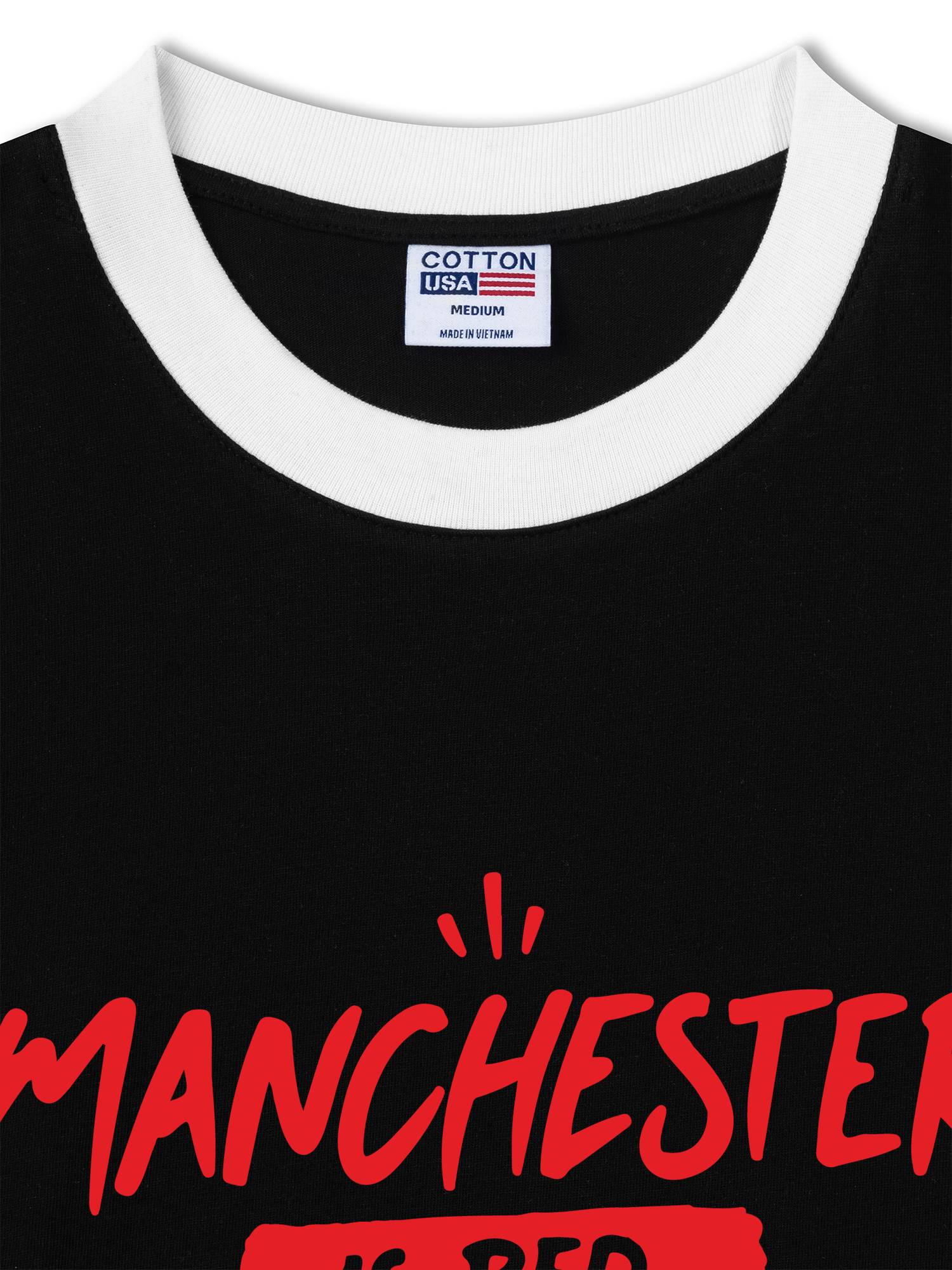 Áo Thun Ringer Relaxed Fit Manchester Is Red