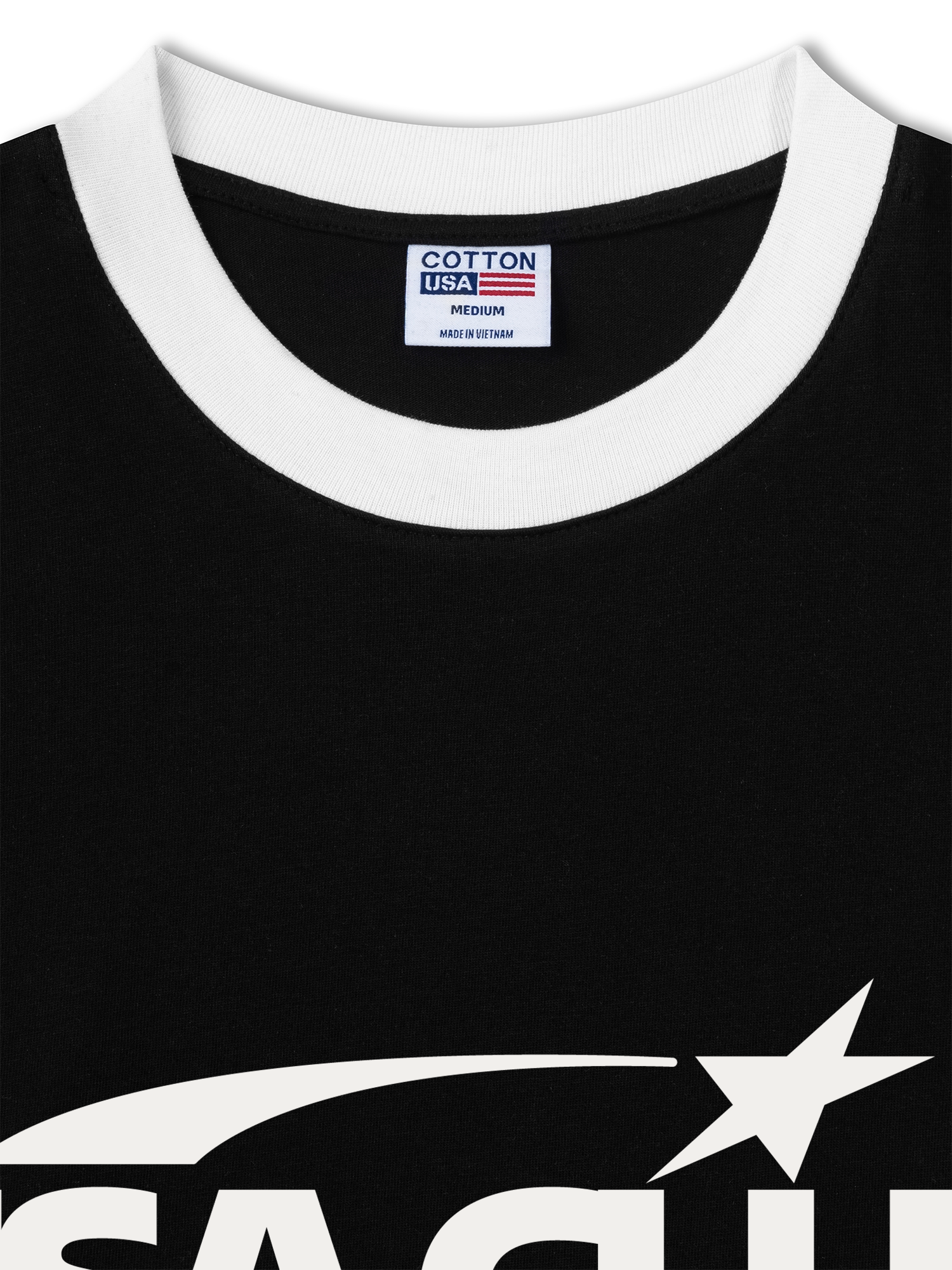 Áo Thun Ringer Relaxed Fit USA Meteoroid Club