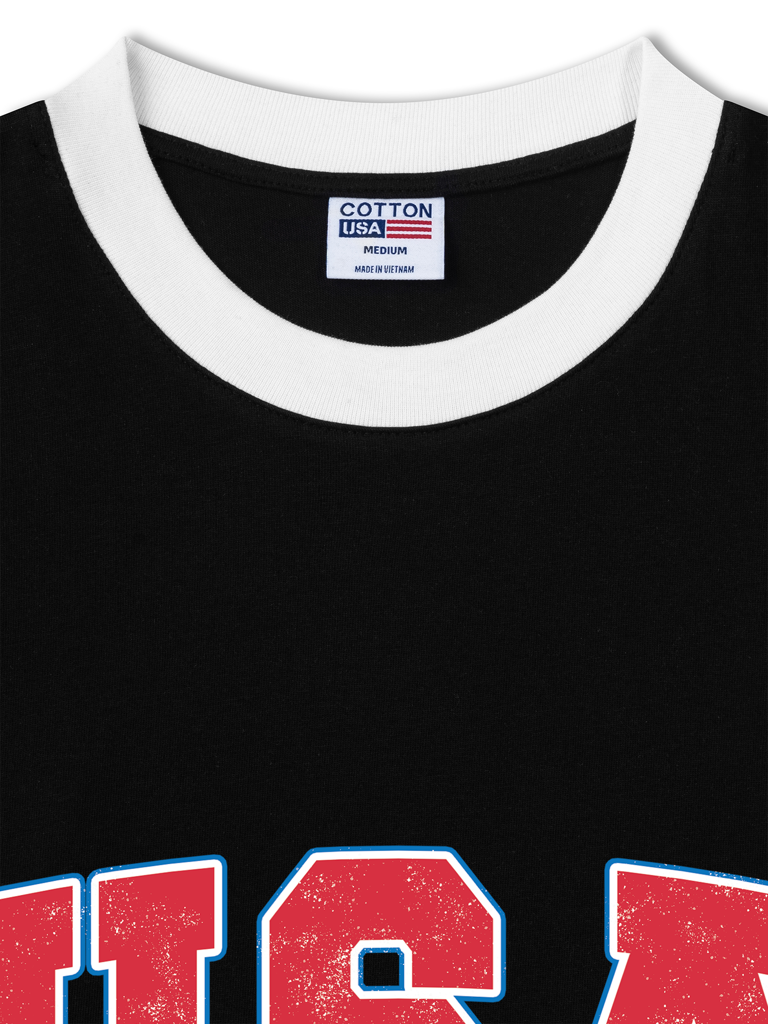 Áo Thun Ringer Relaxed Fit USA Est 1776