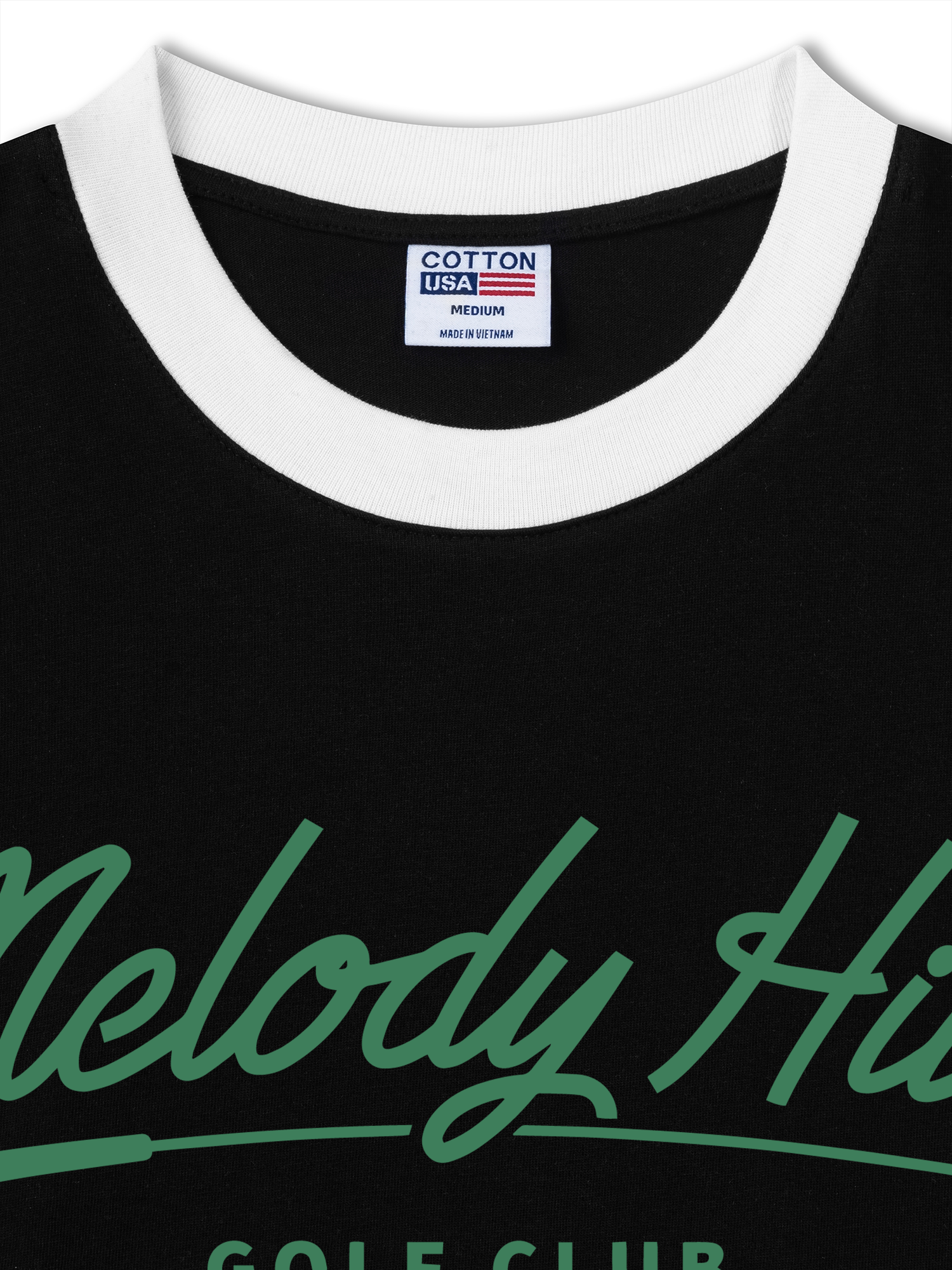 Áo Thun Ringer Relaxed Fit Golf Melody Hill