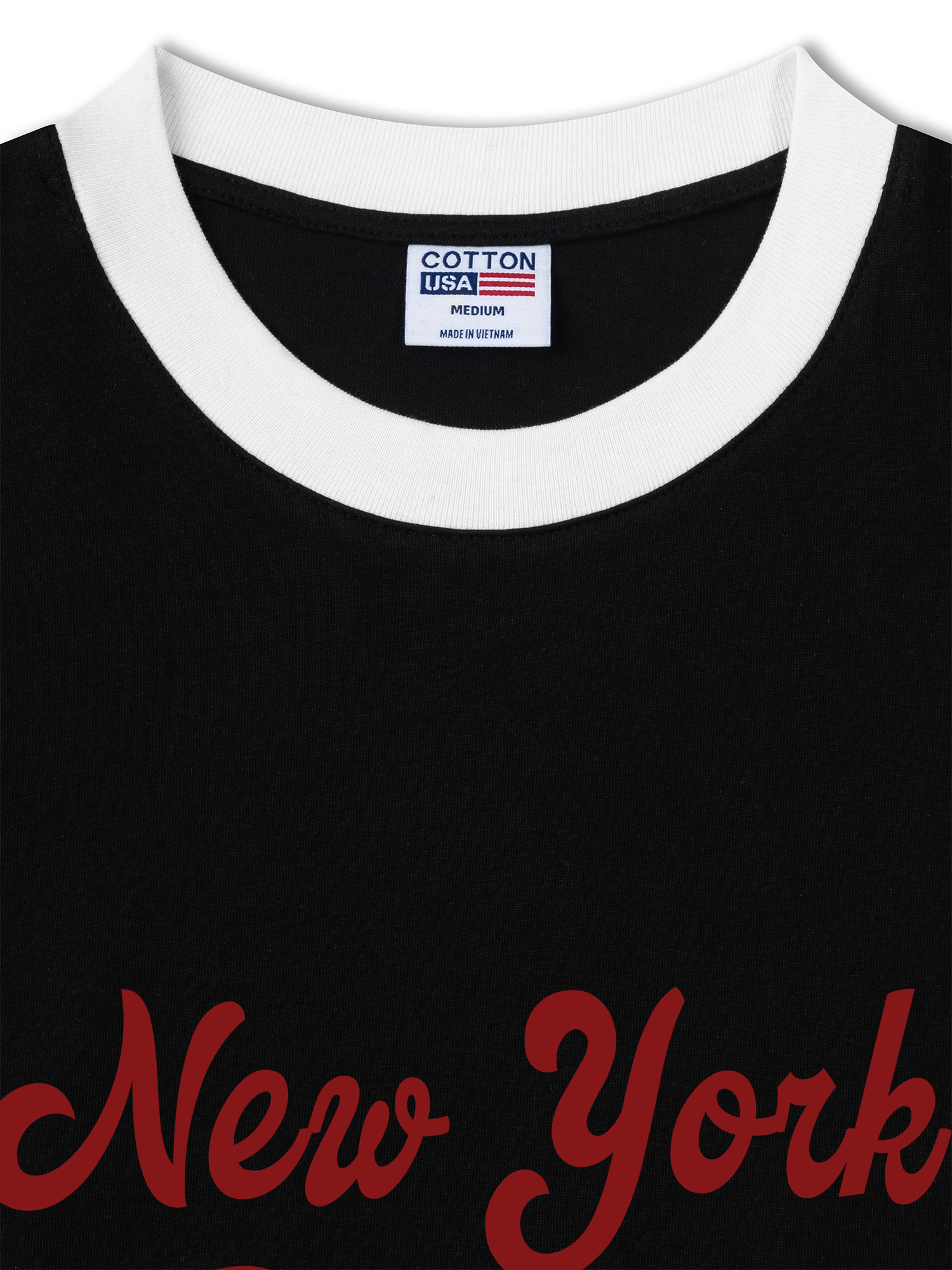 Áo Thun Ringer Relaxed Fit Baseball NewYork Ice Cream