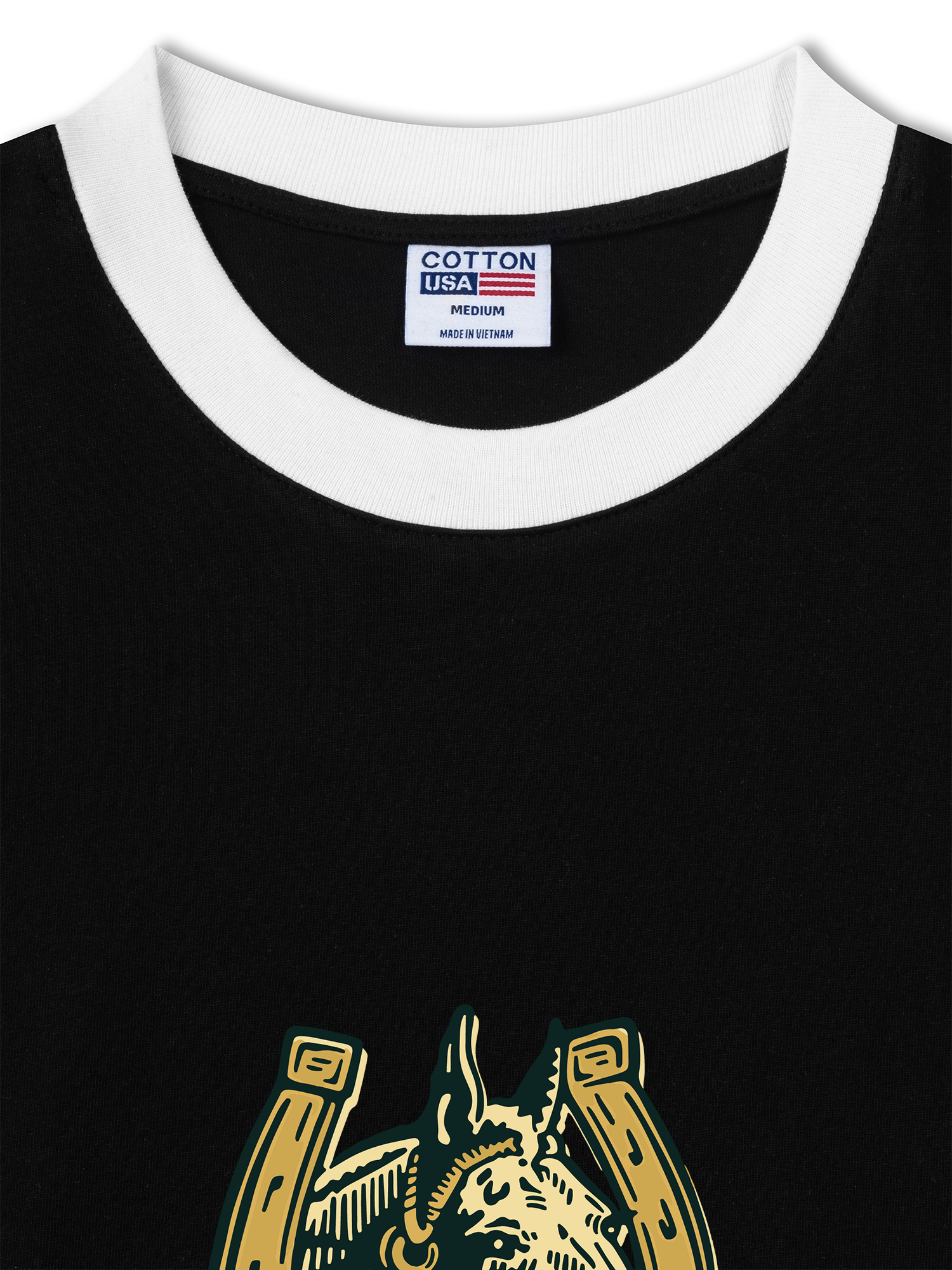 Áo Thun Ringer Relaxed Fit Marlboro Horse Shoe