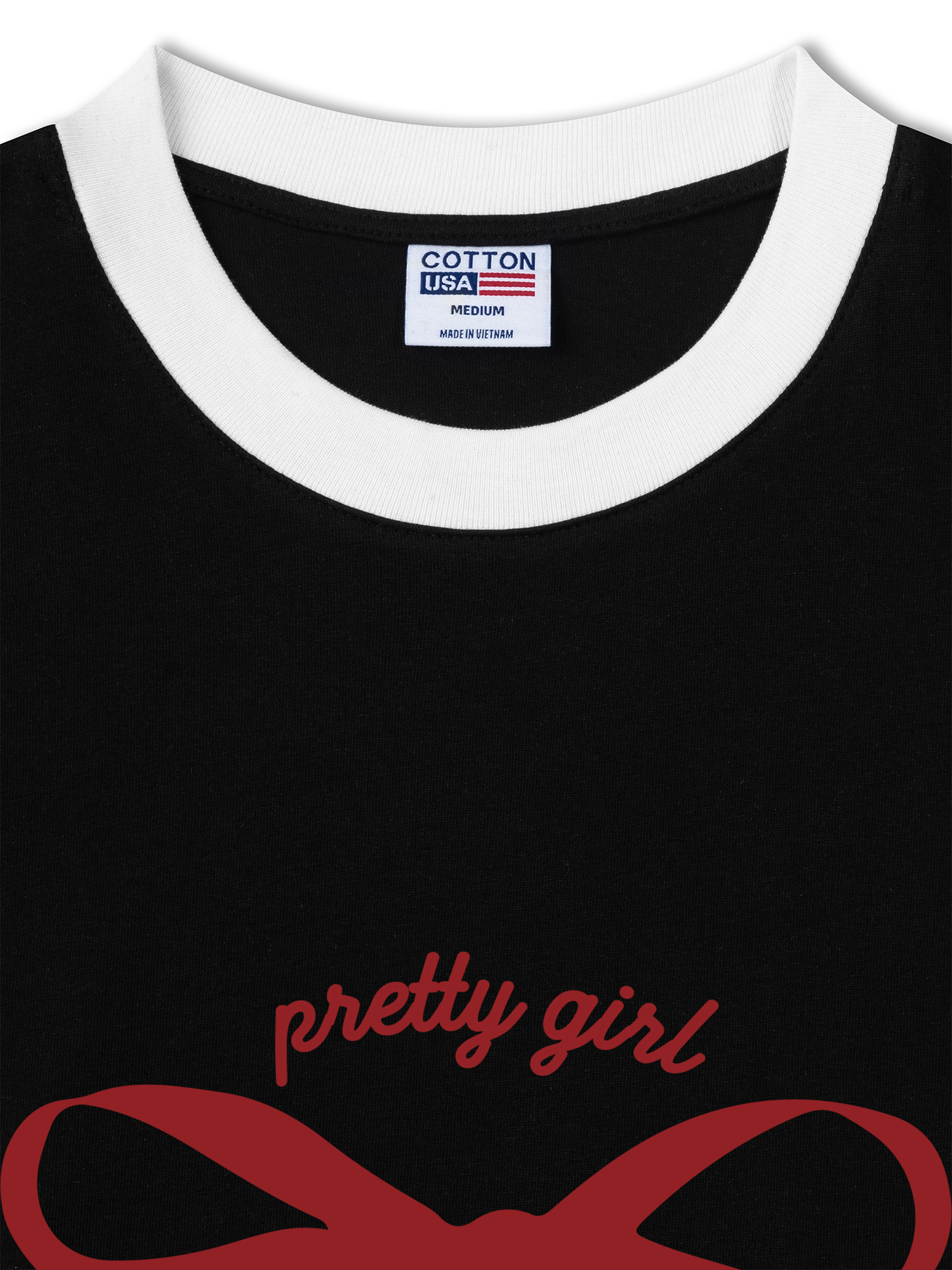 Áo Thun Ringer Relaxed Fit Pretty Girl