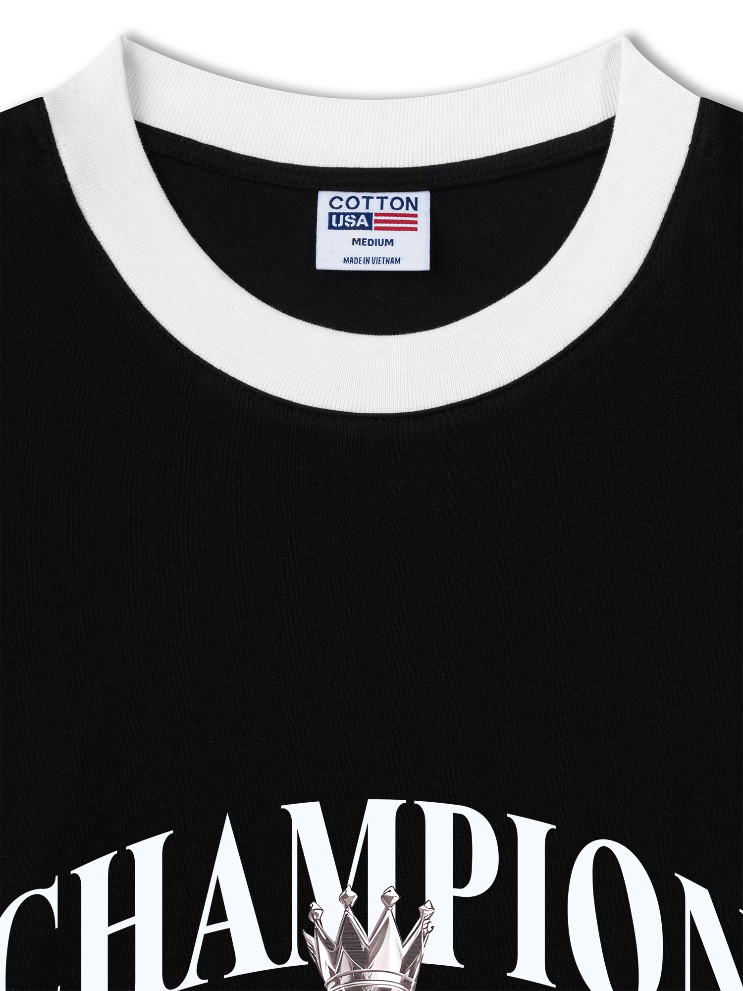 Áo Thun Ringer Relaxed Fit Champions Royal Team