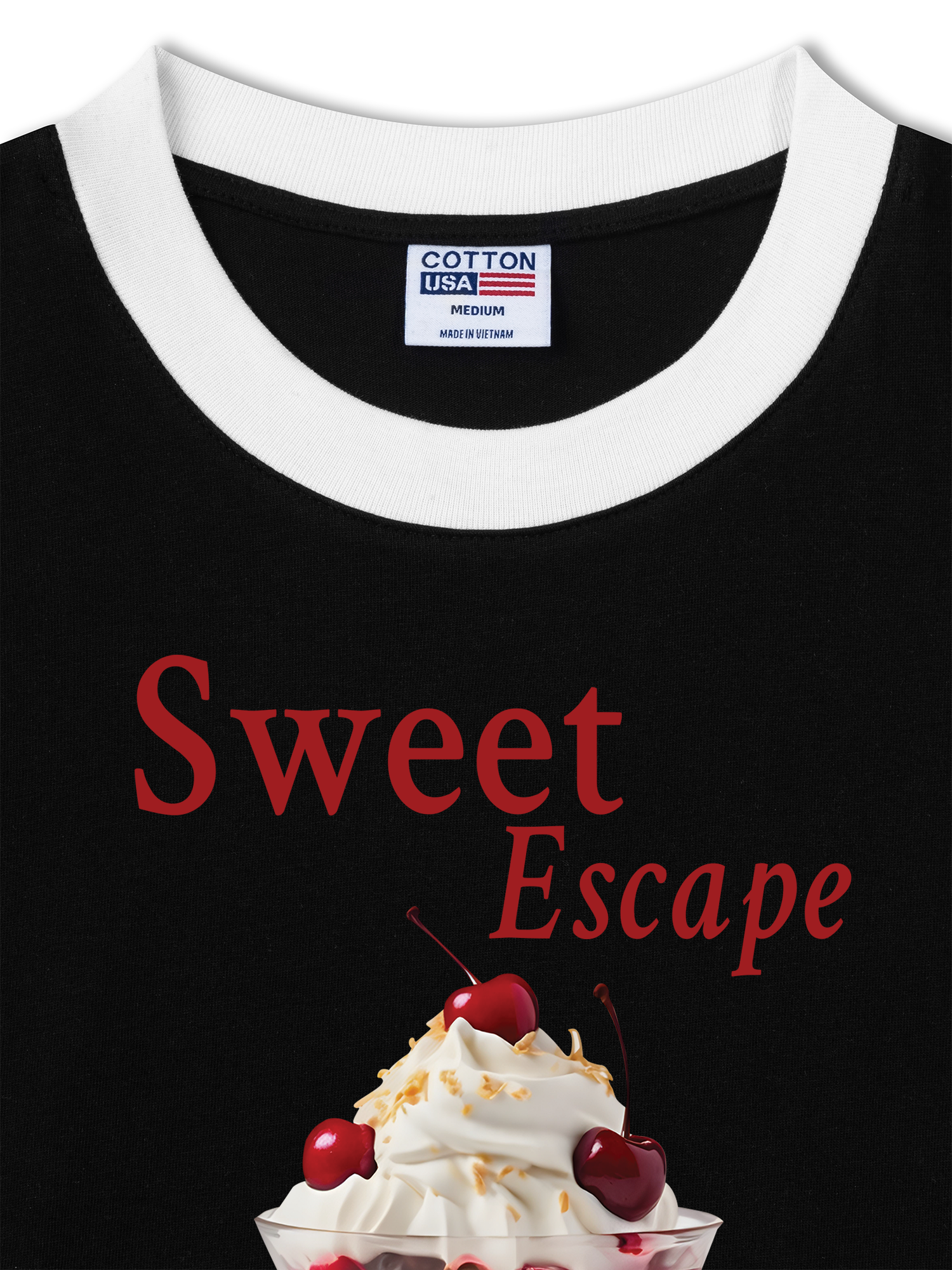 Áo Thun Ringer Relaxed Fit Tropical Sweet Escape