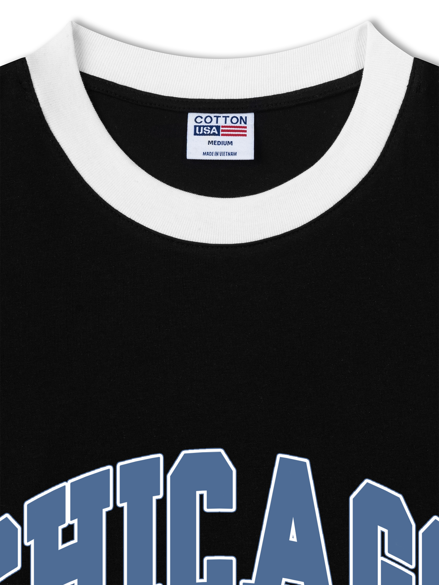 Áo Thun Ringer Relaxed Fit City Chicago