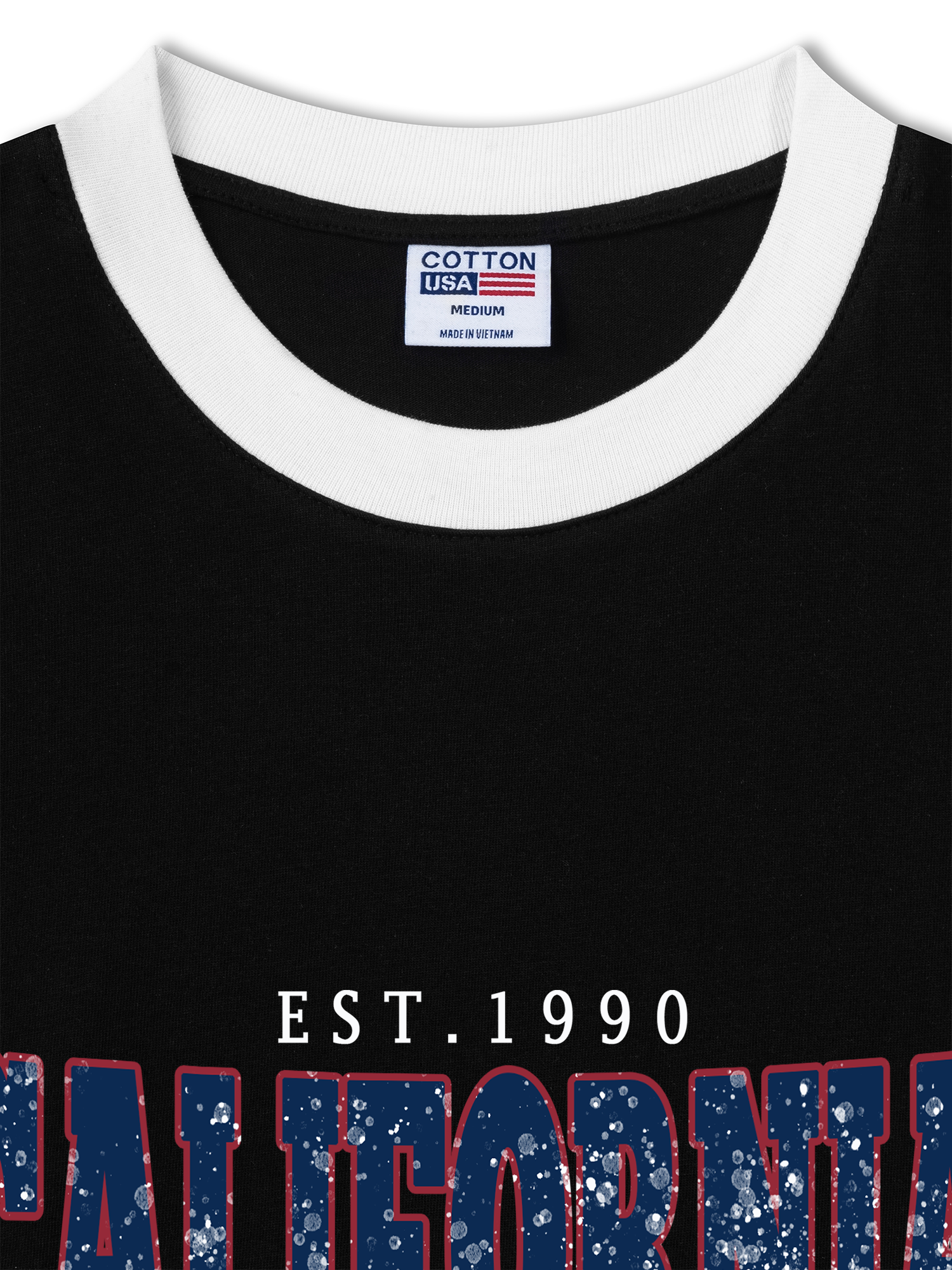 Áo Thun Ringer Relaxed Fit City California West Coast