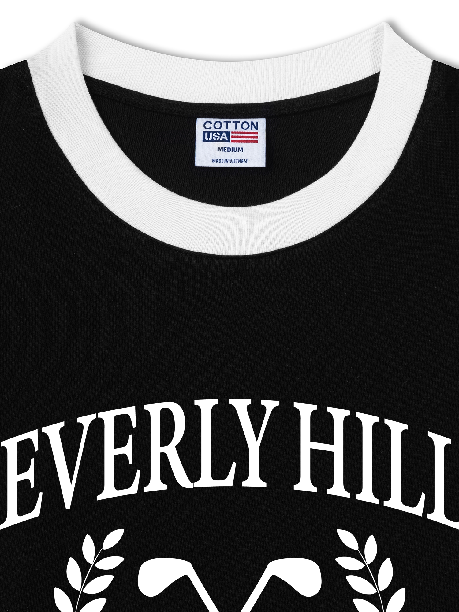 Áo Thun Ringer Relaxed Fit Golf Beverly Hills