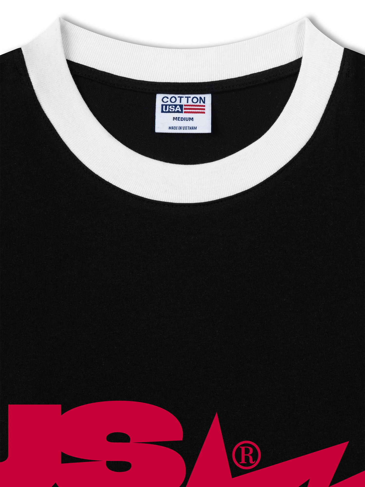 Áo Thun Ringer Relaxed Fit USA Riot Rebel Rampage