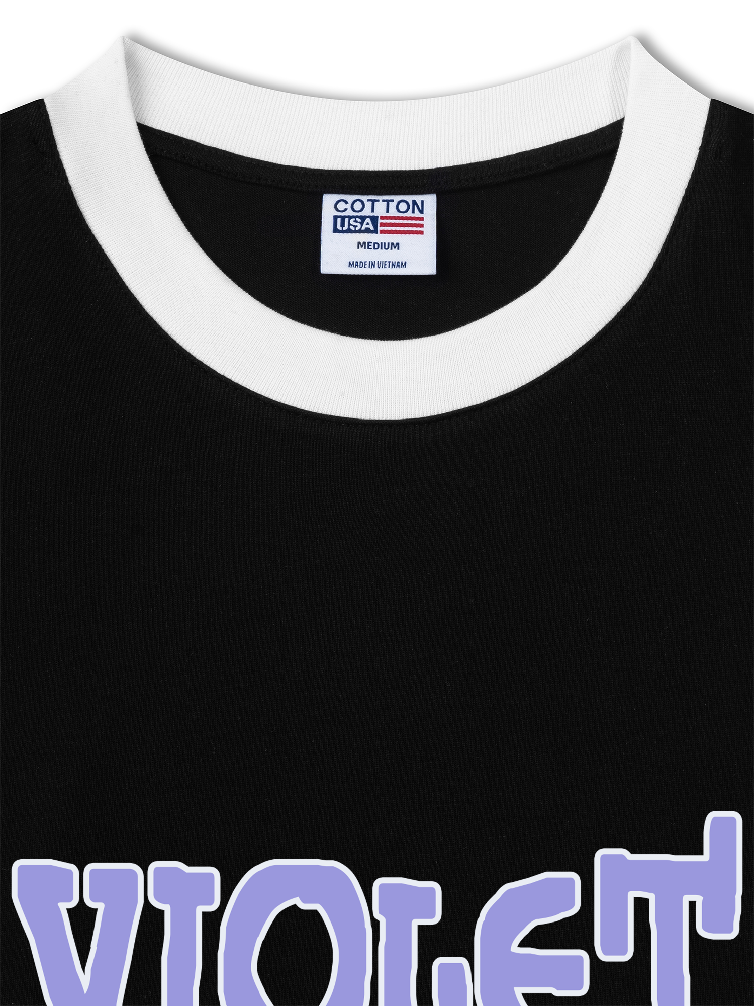 Áo Thun Ringer Relaxed Fit Floral Indoor Violet