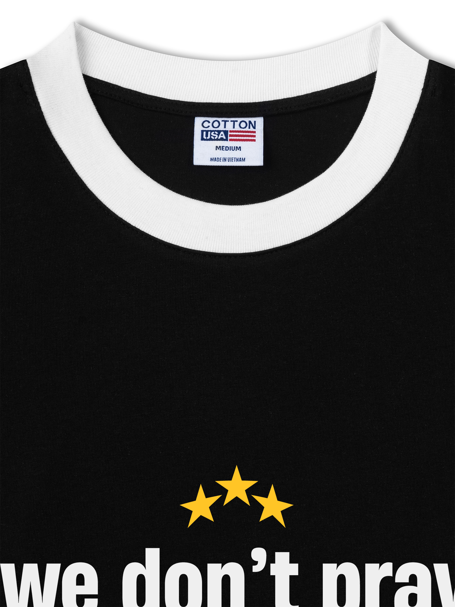 Áo Thun Ringer Relaxed Fit Champions Pray For Tropy