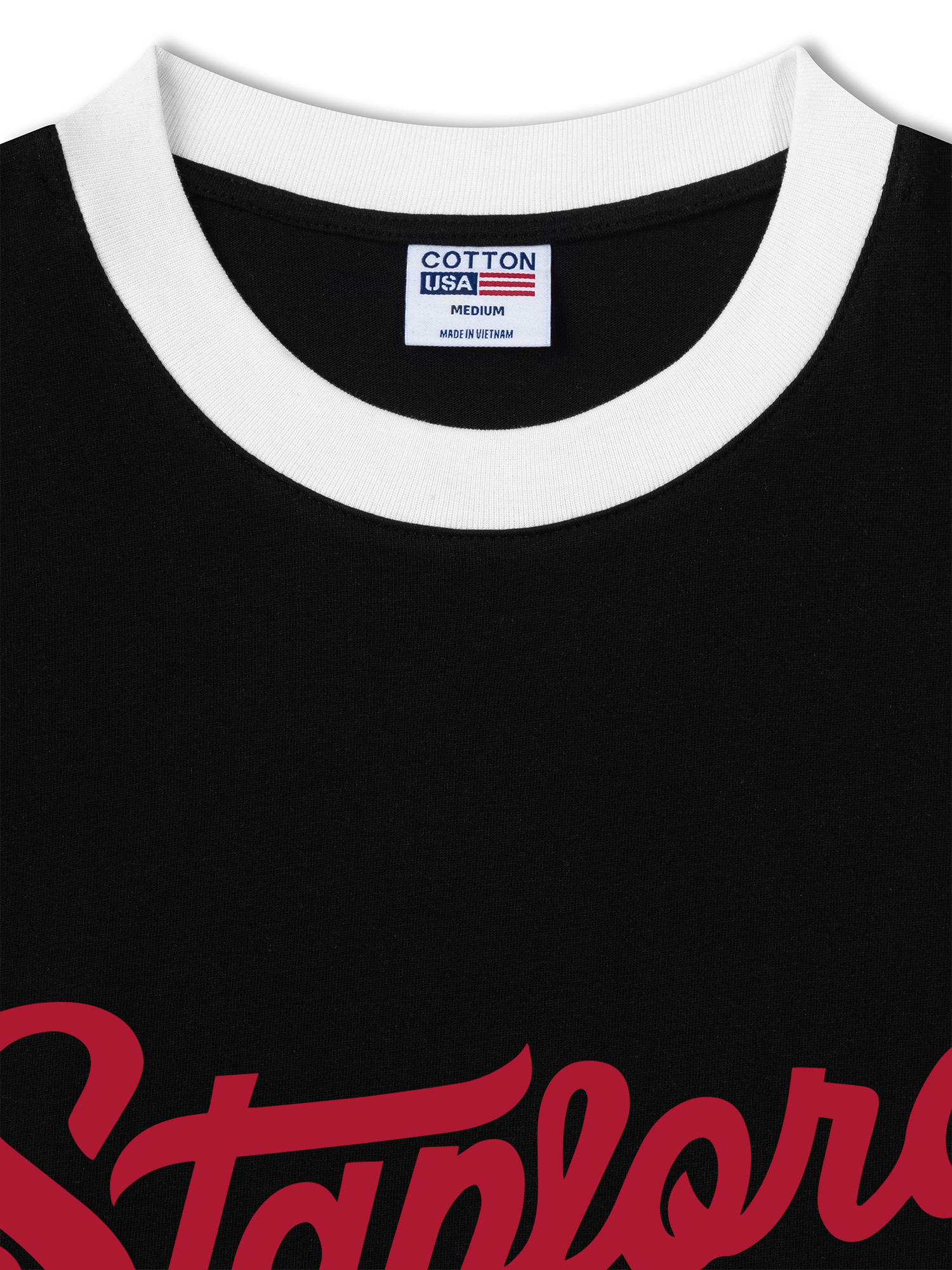 Áo Thun Ringer Relaxed Fit USA Stanford Classic