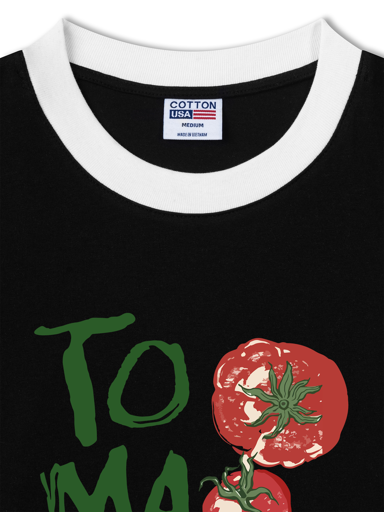 Áo Thun Ringer Relaxed Fit Tropical Tomato