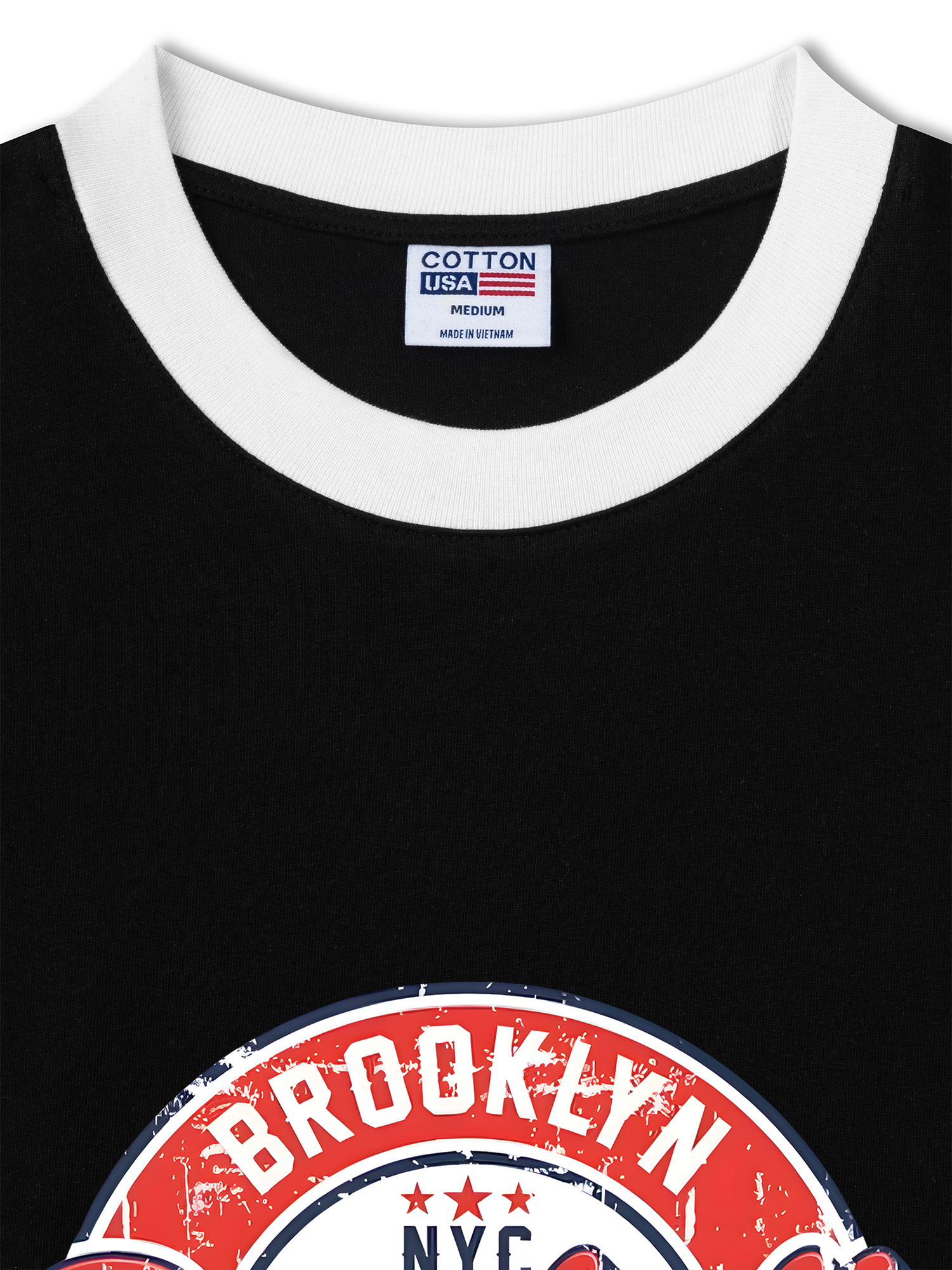 Áo Thun Ringer Relaxed Fit Baseball Brooklyn