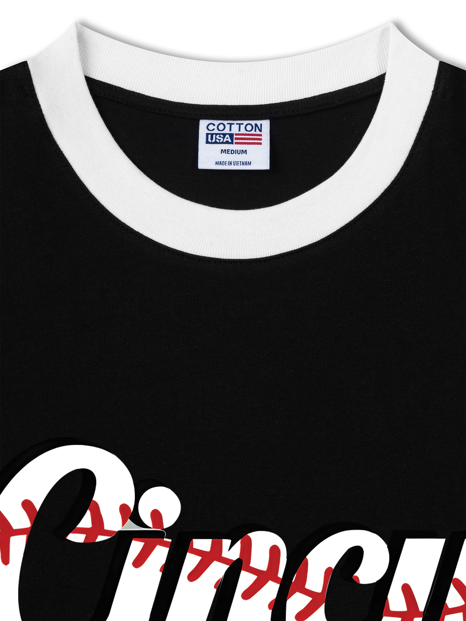 Áo Thun Ringer Relaxed Fit Baseball Cincy