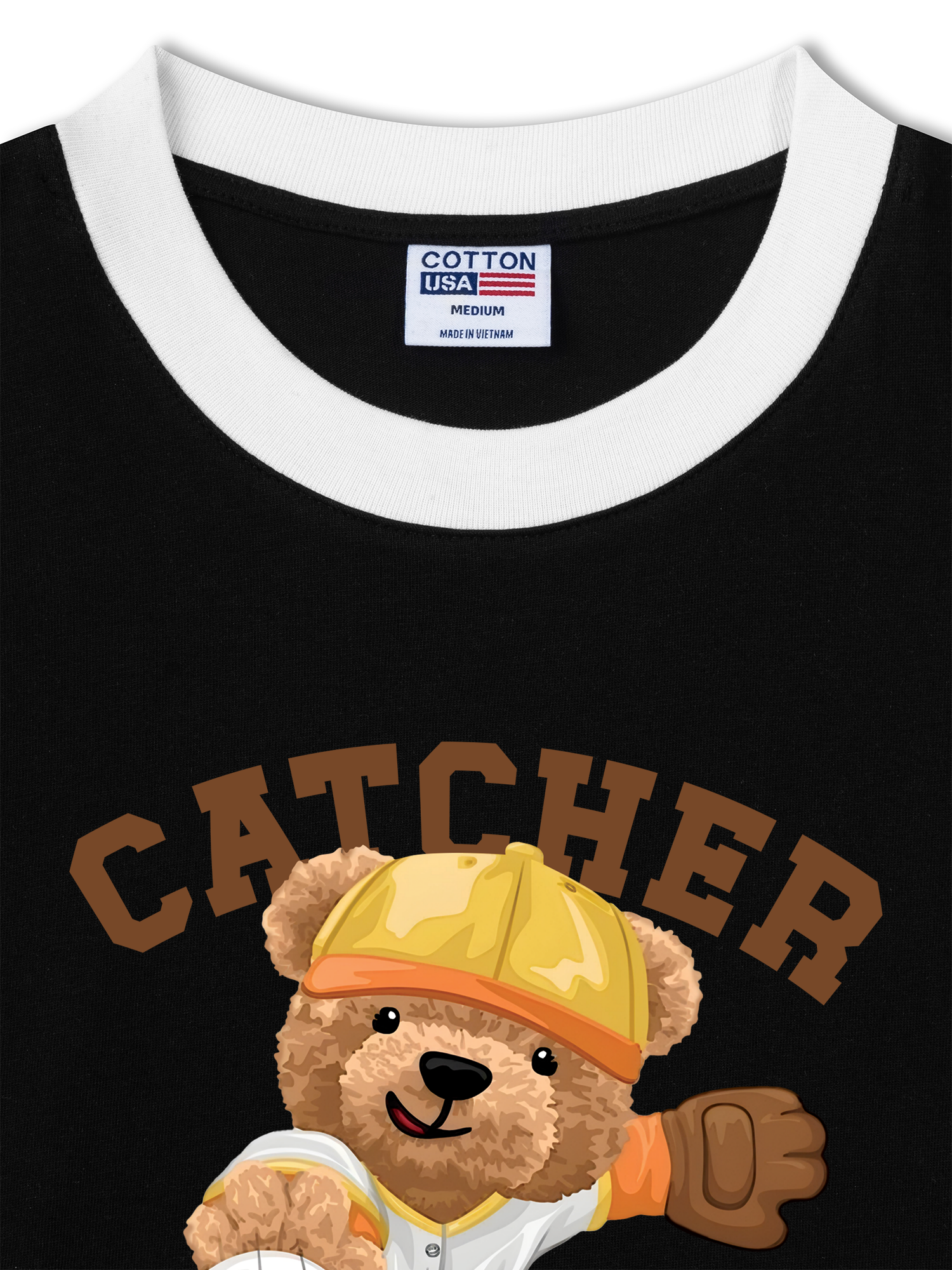 Áo Thun Ringer Relaxed Fit Catcher