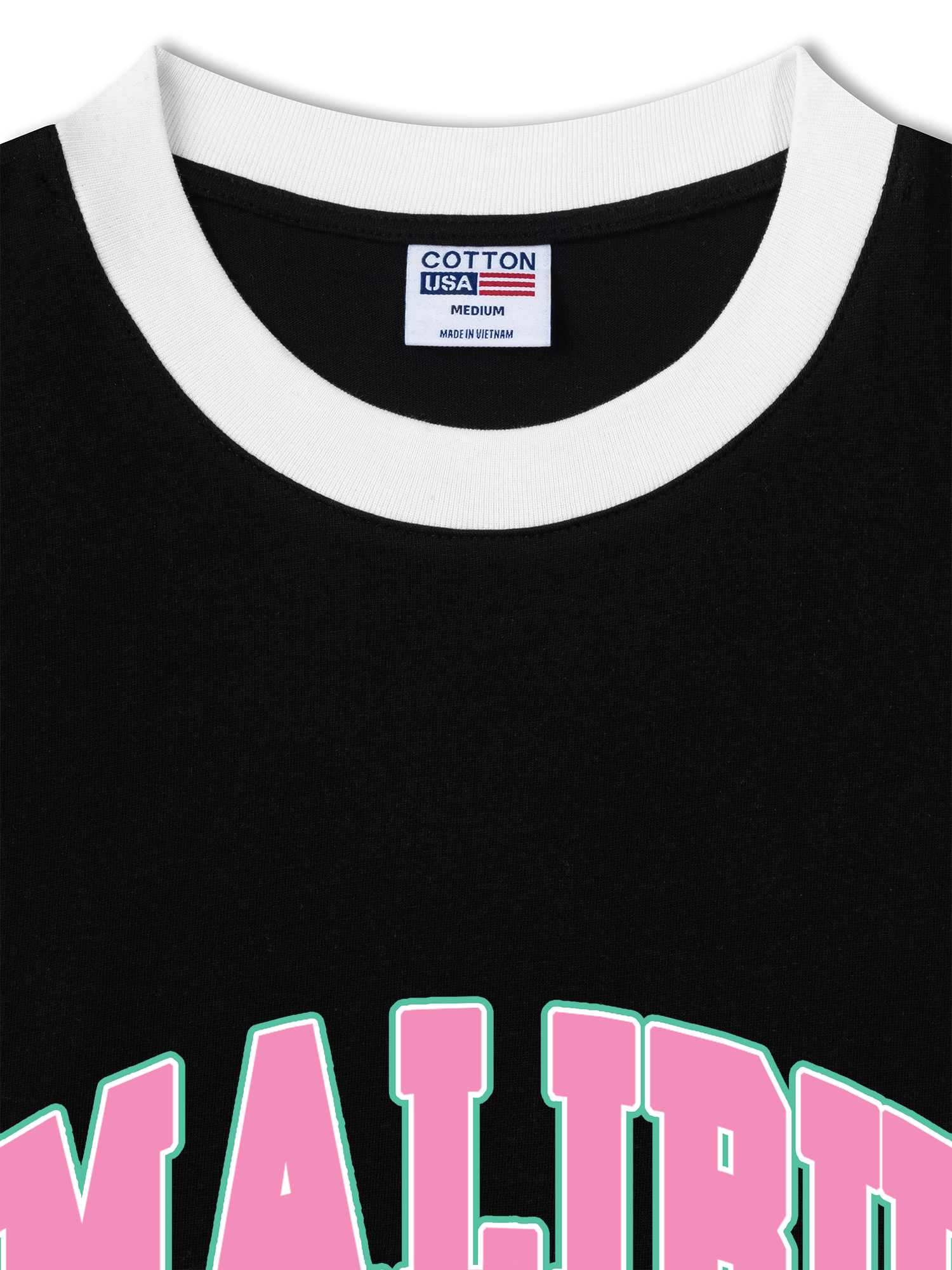 Áo Thun Ringer Relaxed Fit City Malibu