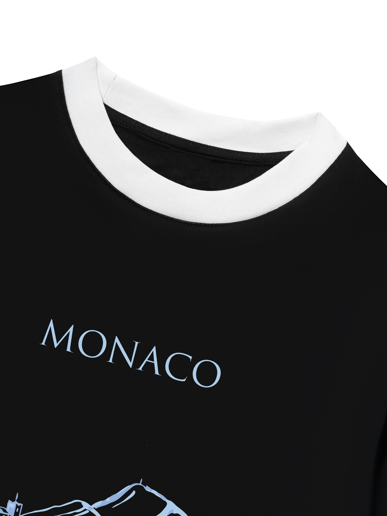 Áo Thun Ringer Relaxed Fit City Monaco