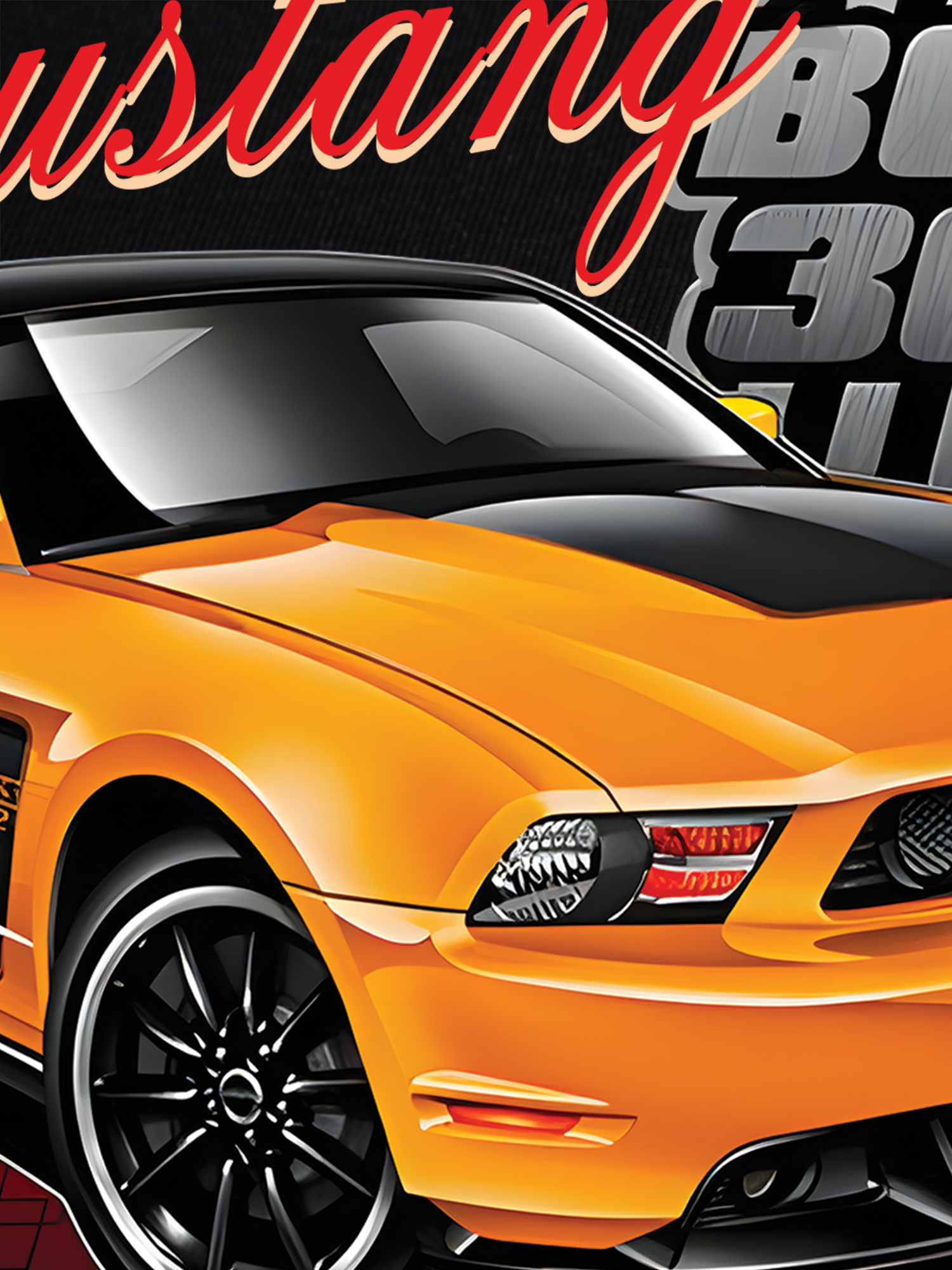 Áo Thun Ringer Relaxed Fit Mustang Boss 302