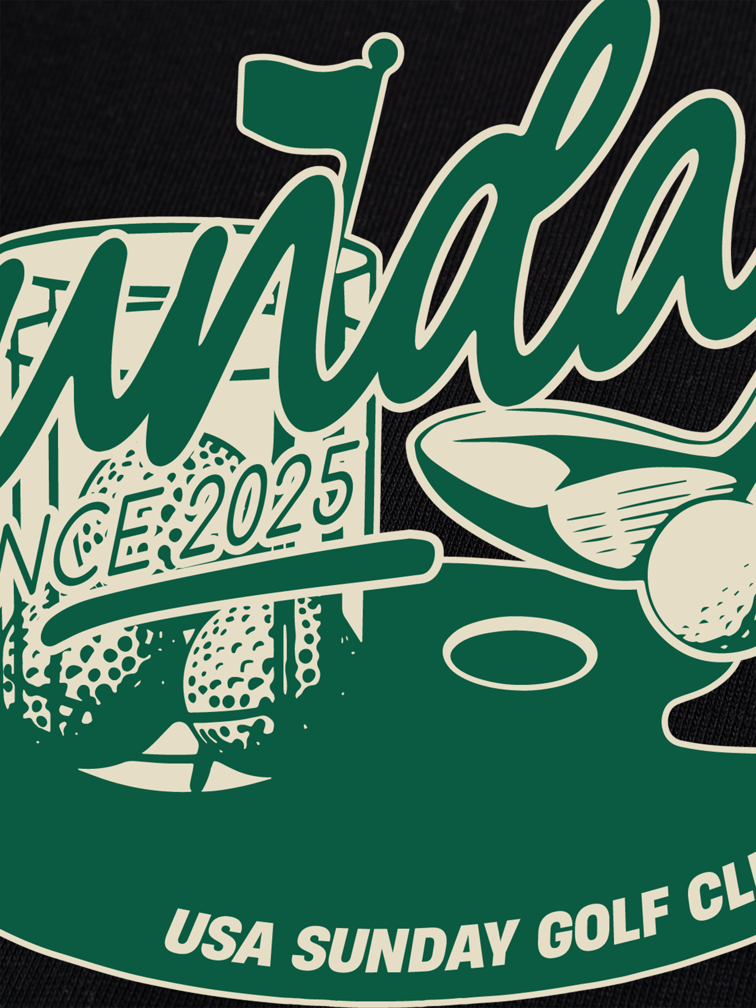 Áo Thun Ringer Relaxed Fit Golf USA Sunday Club