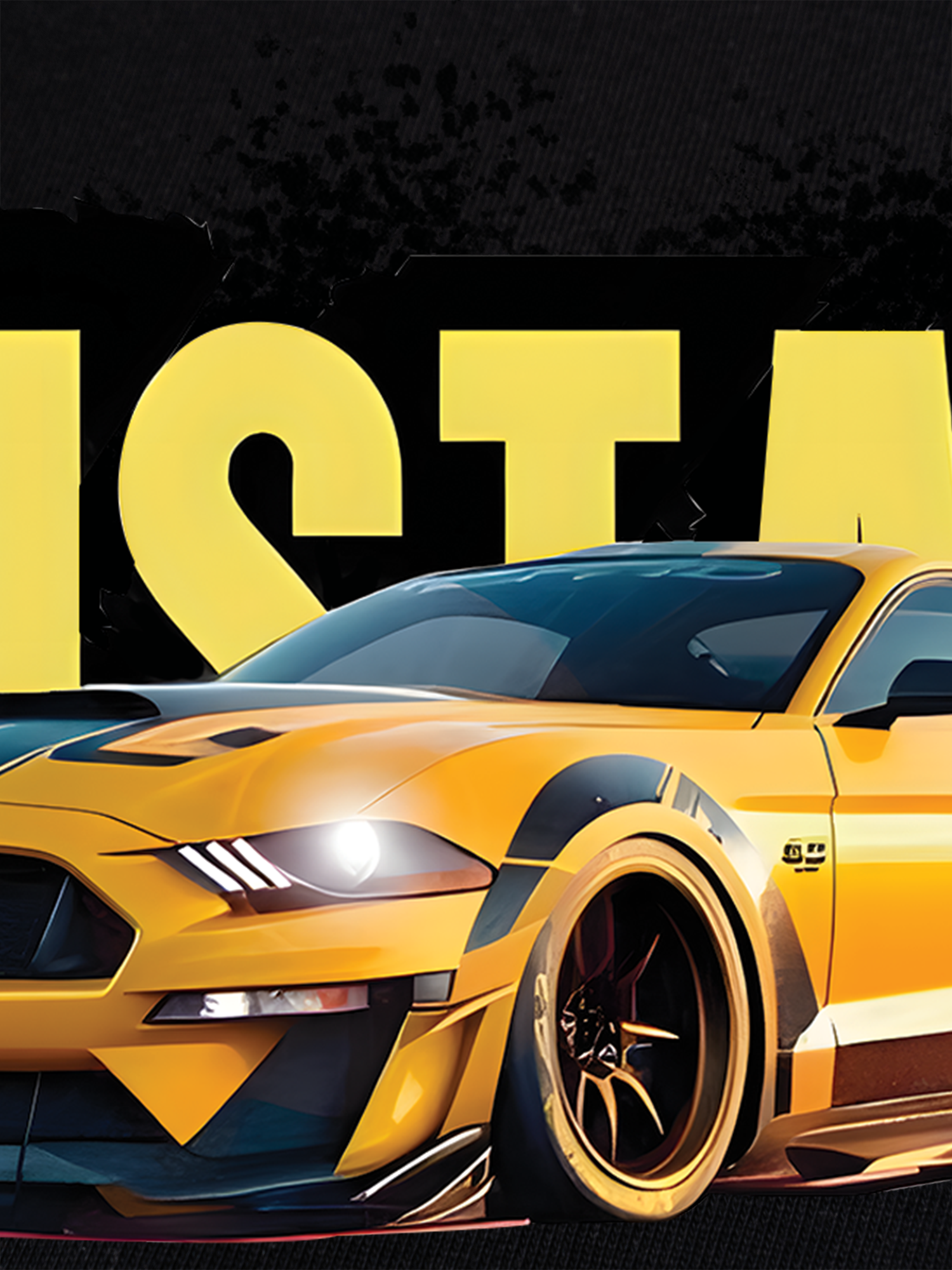 Áo Thun Ringer Relaxed Fit Mustang Yellow Version