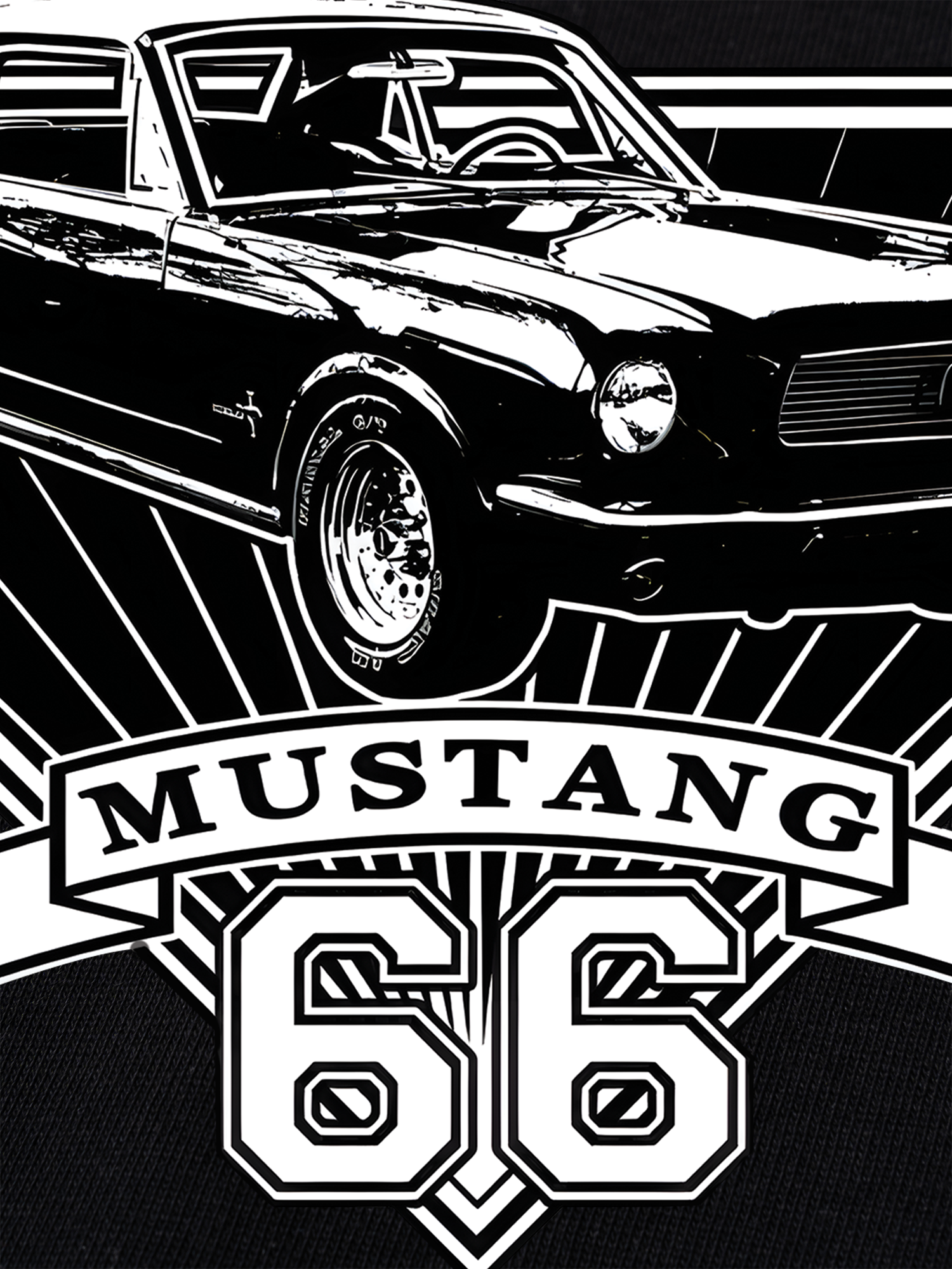 Áo Thun Ringer Relaxed Fit Mustang 66