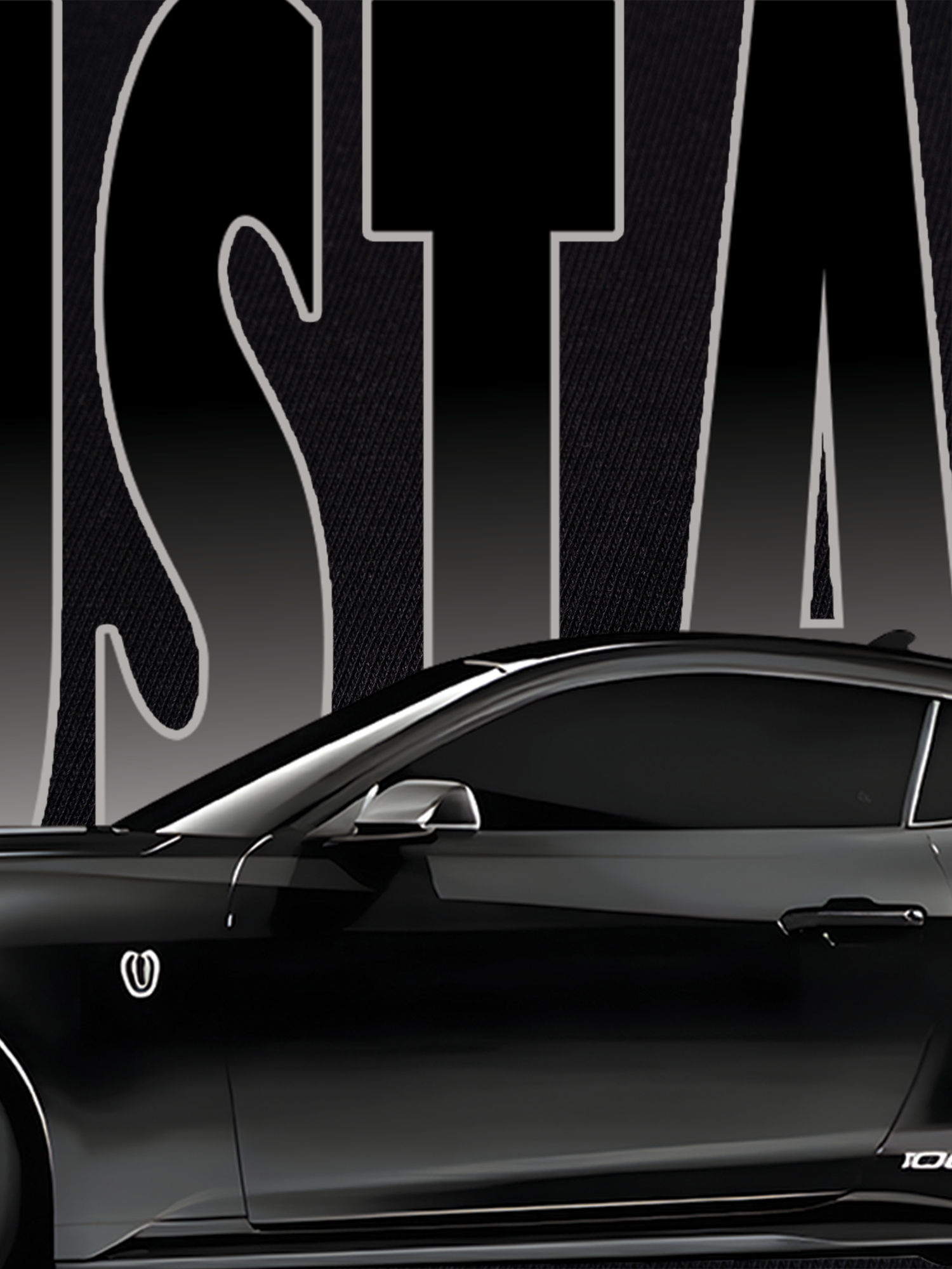 Áo Thun Ringer Relaxed Fit Mustang Black Version